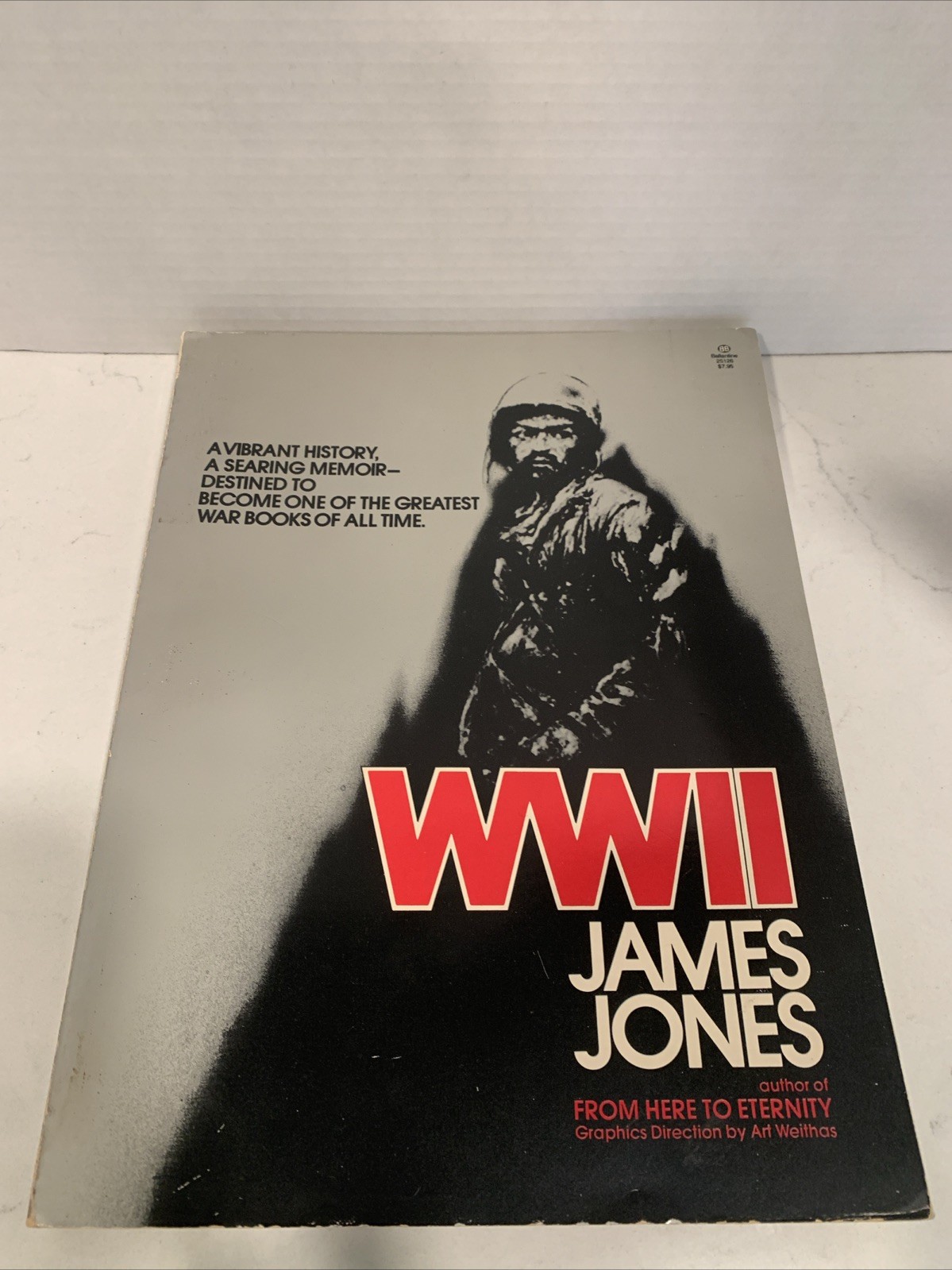 WWII By James Jones 1976 First Edition SC Book World War 2 In Color Book