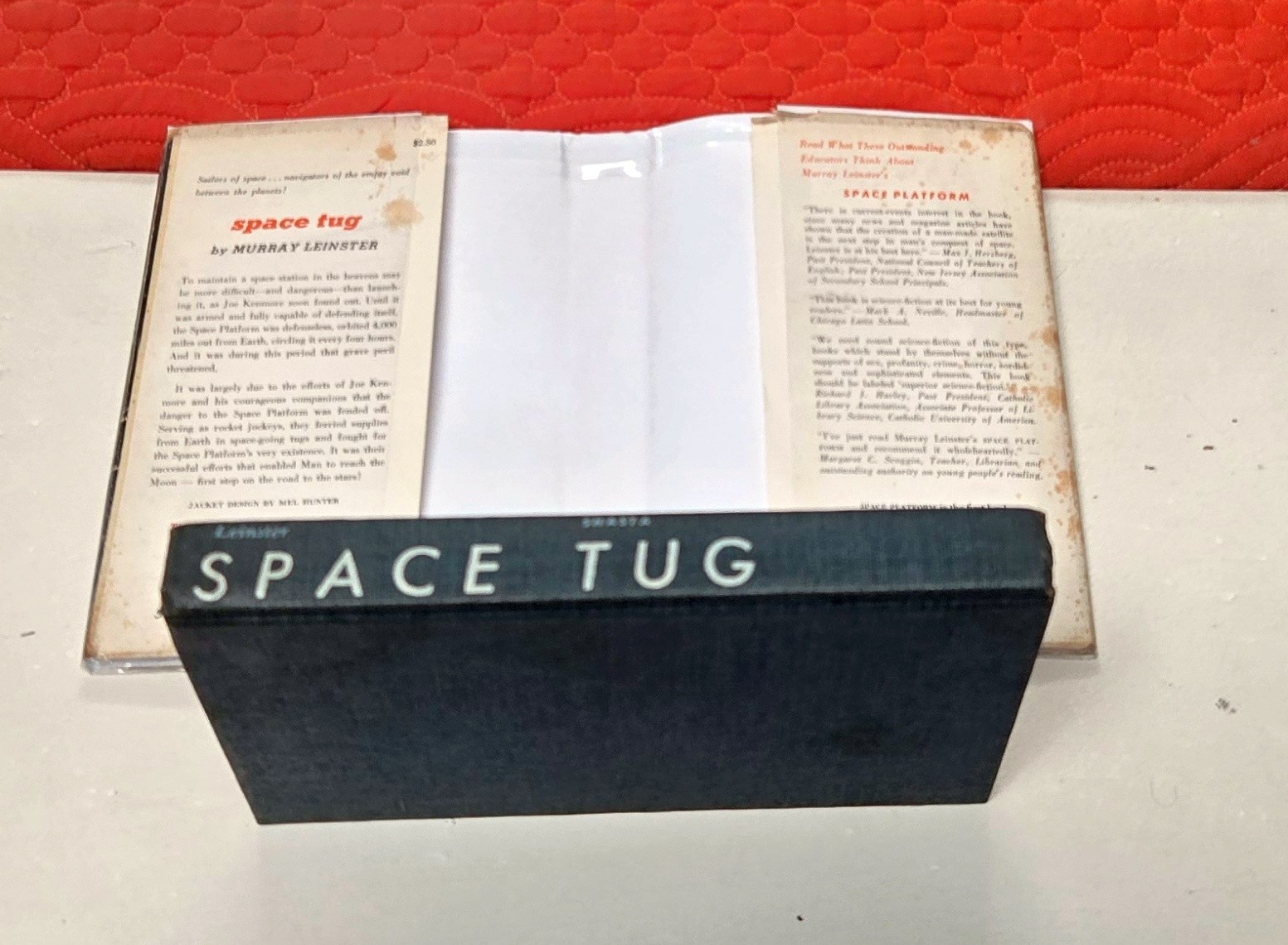 SPACE TUG SIGNED FIRST EDITION MURRAY LEINSTER SCI-FI 1st printing