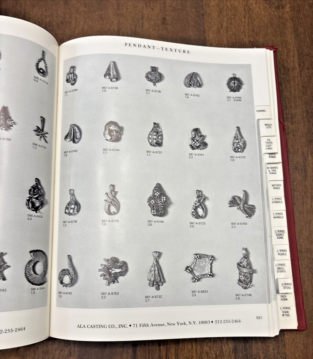A.L.A. The Encyclopedia of Jewelry Castings 1978 3 Vol. Set Books Library ALA NY