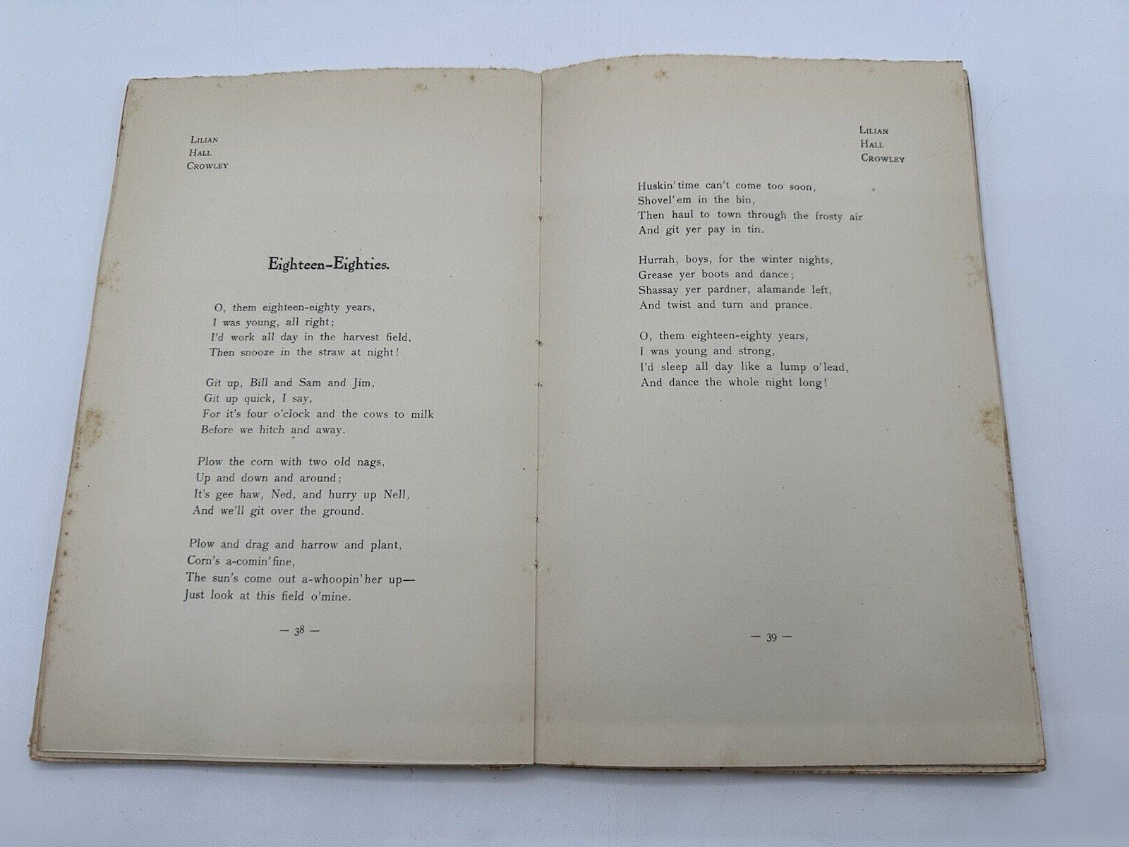 1929 Book – Continental Anthologies