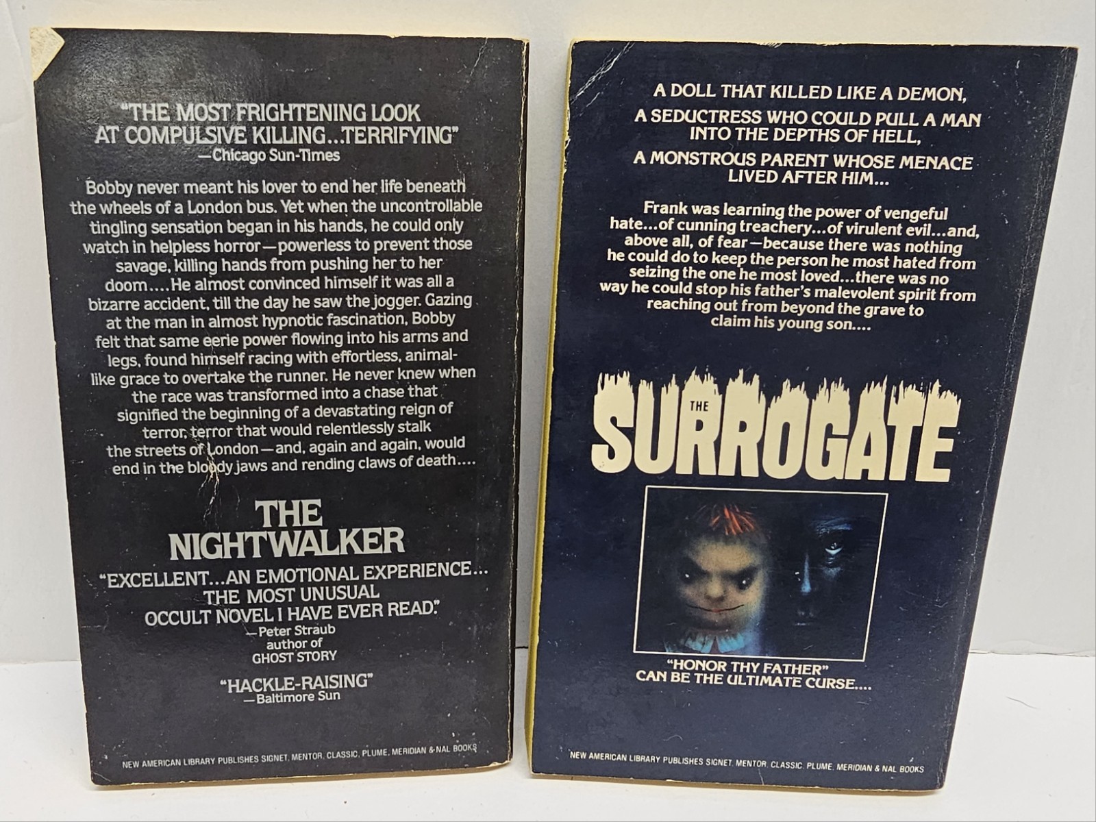 Vintage Horror PB Box Set RARE Slipcase The Survivor Dark Surrogate Nightwalker