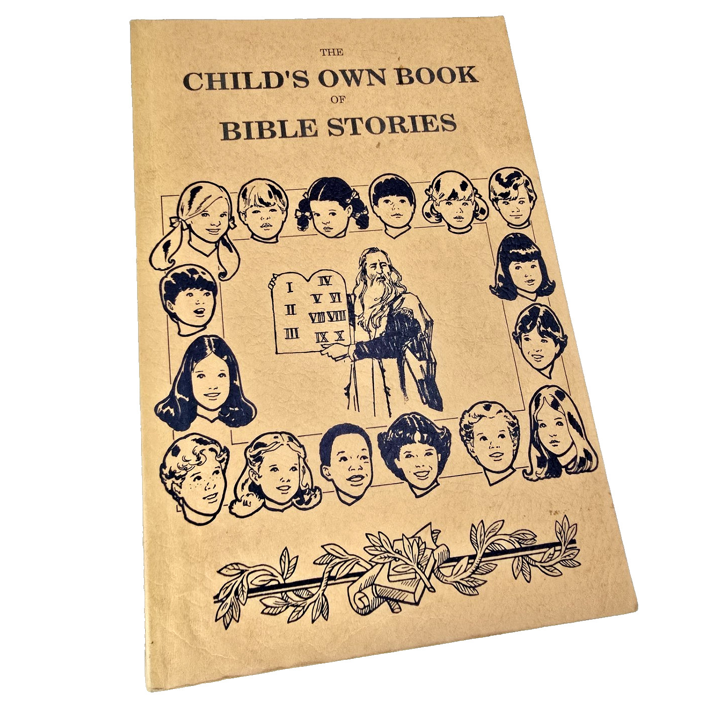 Childs Own Book of Bible Stories Jesse Hurlburt Illustrated Christian Study Vtg