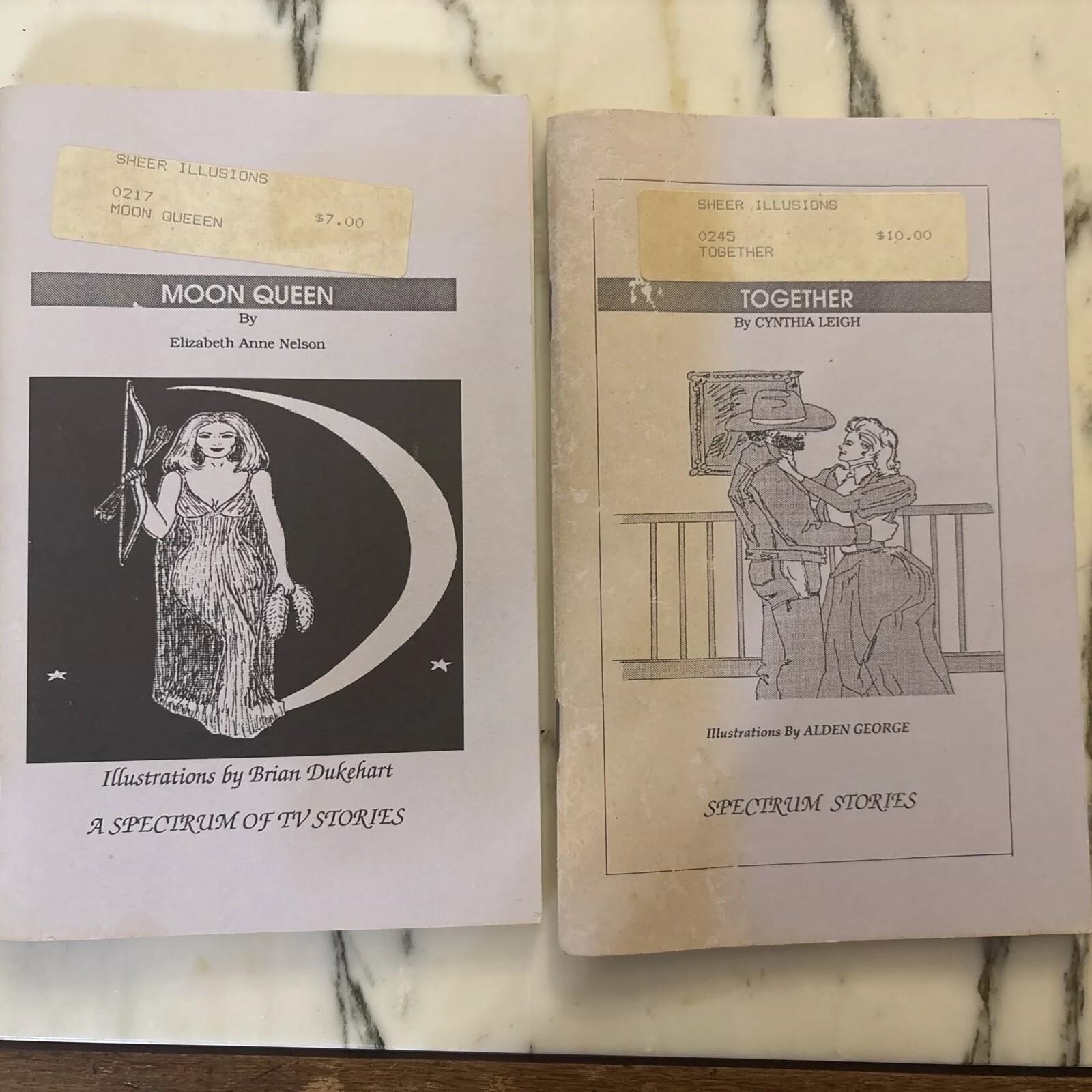 „Moon Queen”/“Together” Book #217/245 Stories Softcover LGBTQ+ Adult X 1990 Tran