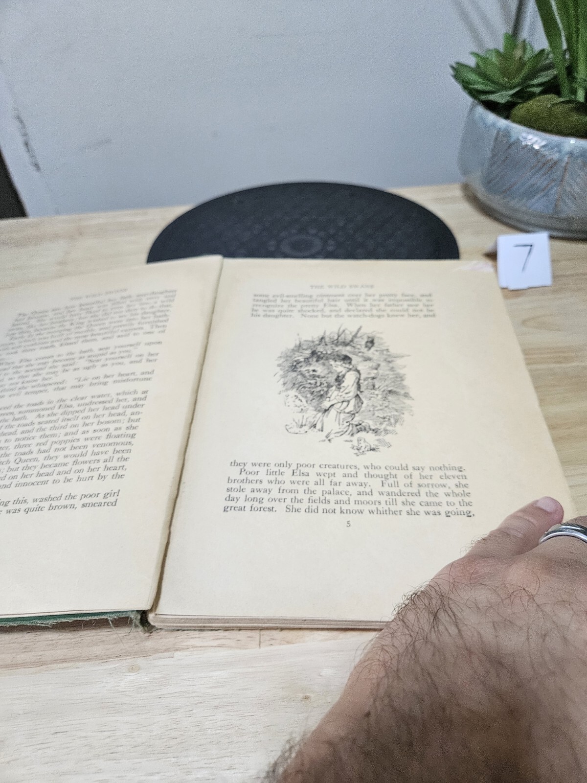 Anderson’s Fairy Tales 1929 Hardcover Book WITH MARKS AS SEEN FLAW BIND