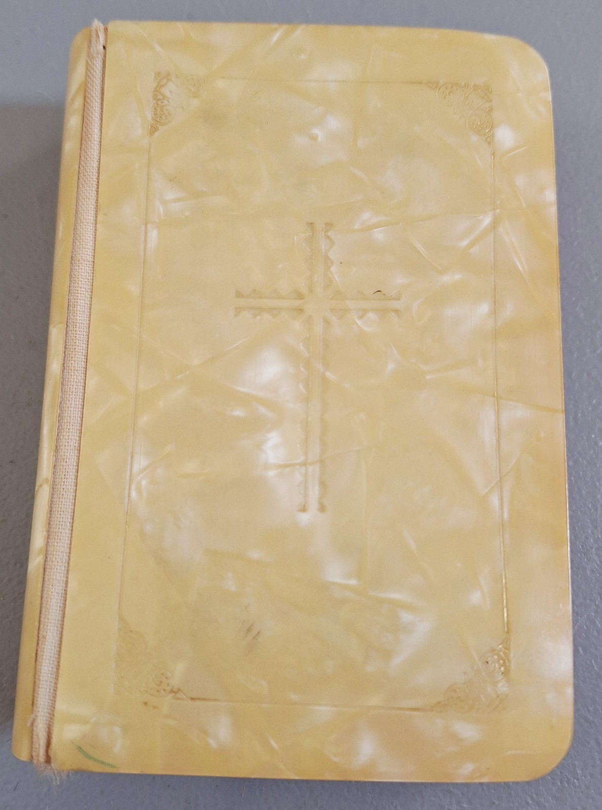 Vintage 1949 „My Bridal Book“ Catholic Prayerbook, Faux Mother Of Pearl Cover