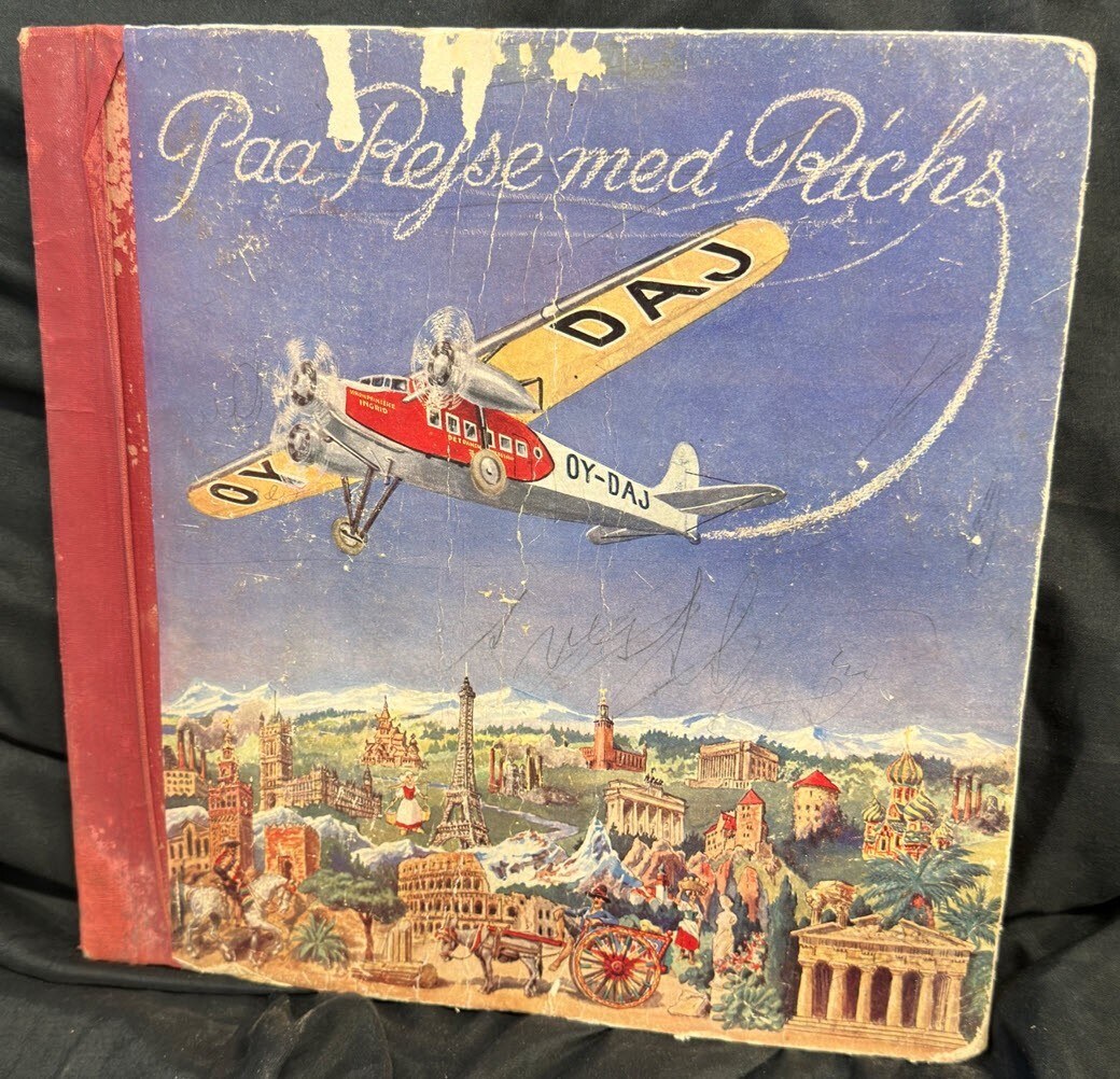 c 1940’s – “Paa Rejse med Richs.” It is a collection of 220 stickers