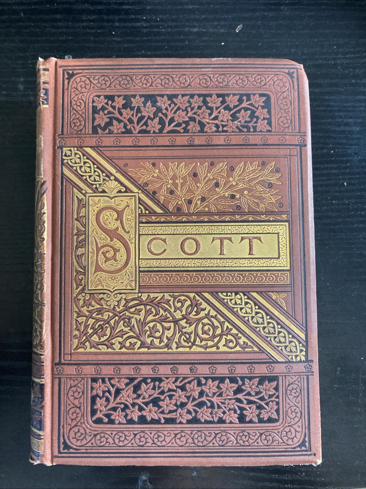 Sir Walter Scott Poems The Poetical Works 1880s Crowell and Co HC Complete Ed