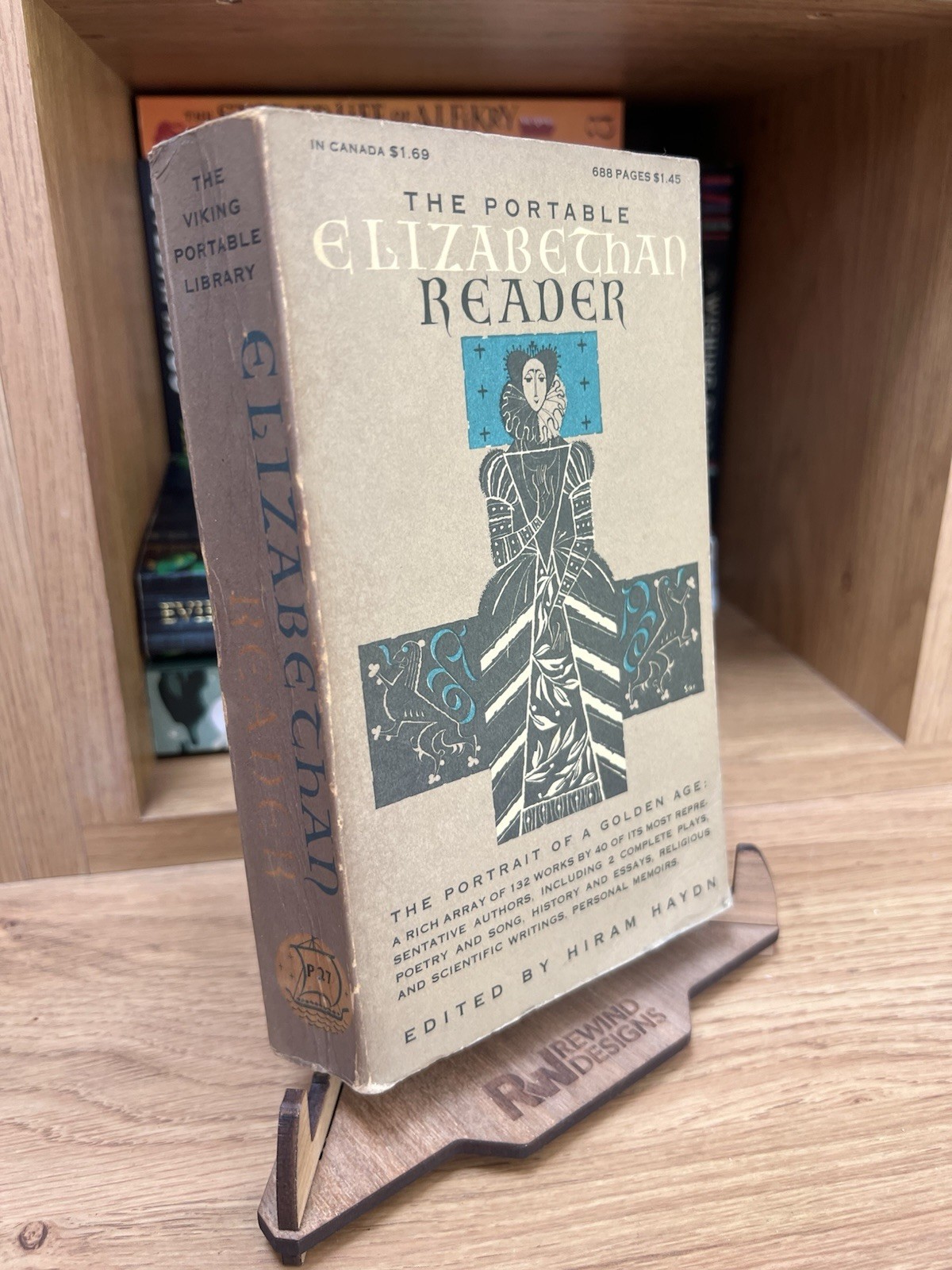 THE PORTABLE ELIZABETHAN READER – THE VIKING PRESS – P/B – 1959