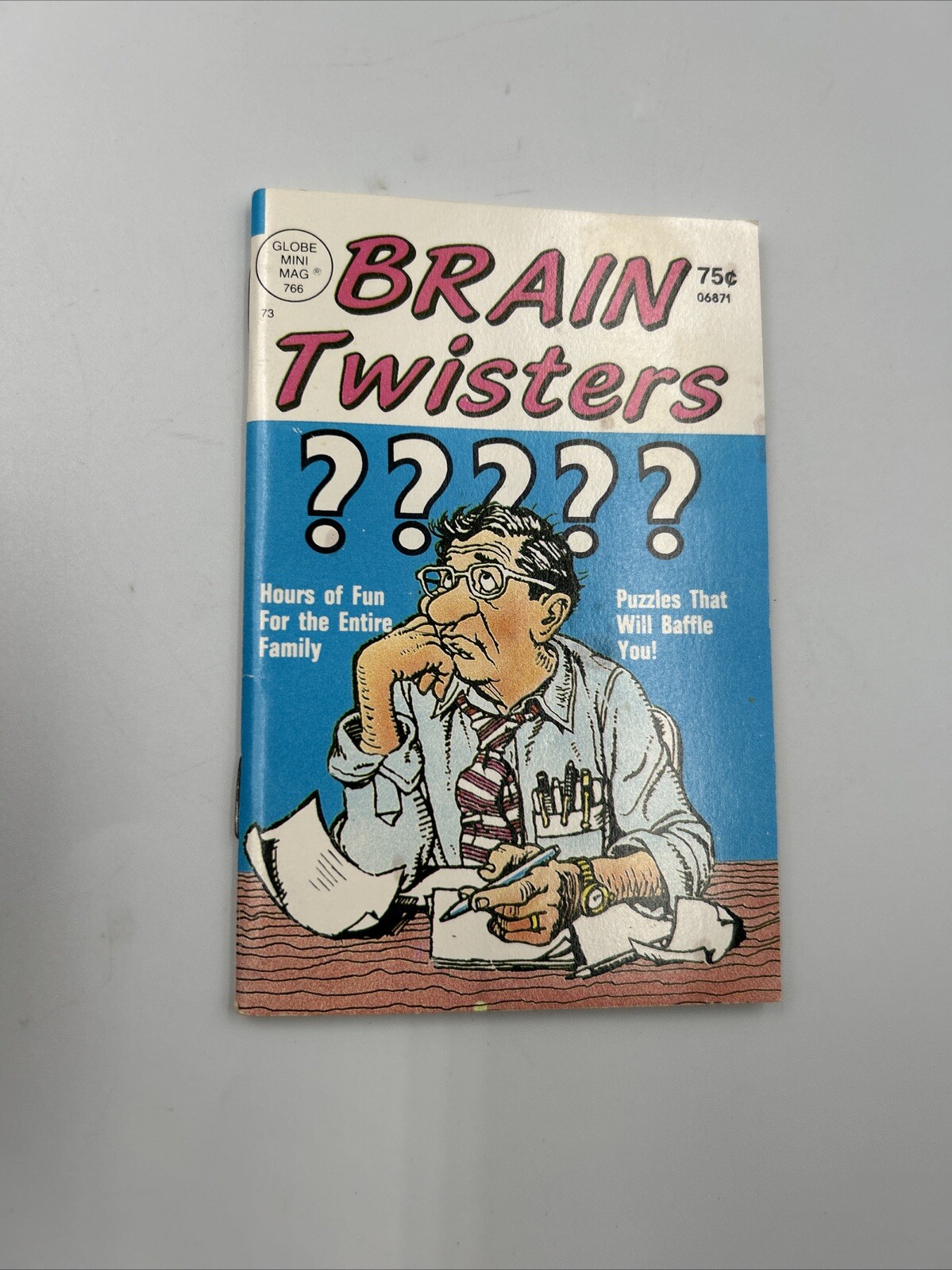 Mini Globe Mag 766 – Brain Twisters- 1987 By Diane Peters