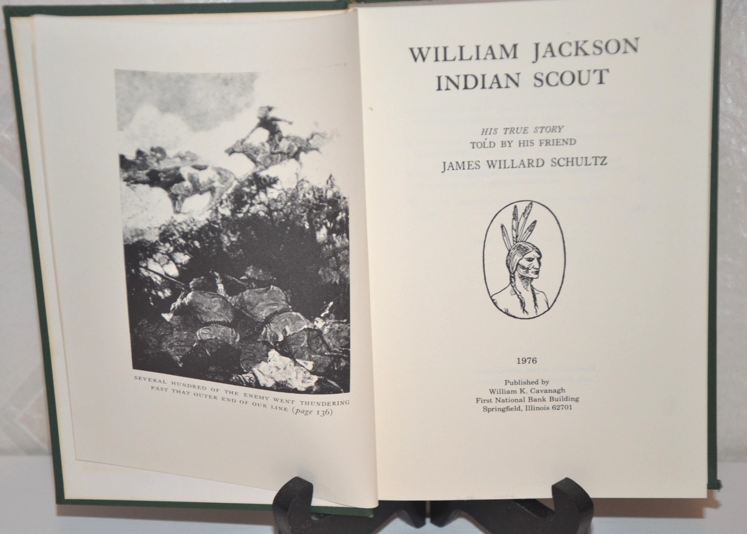 WILLIAM JACKSON INDIAN SCOUT, James Willard Schultz – 1926 Reprint 1976