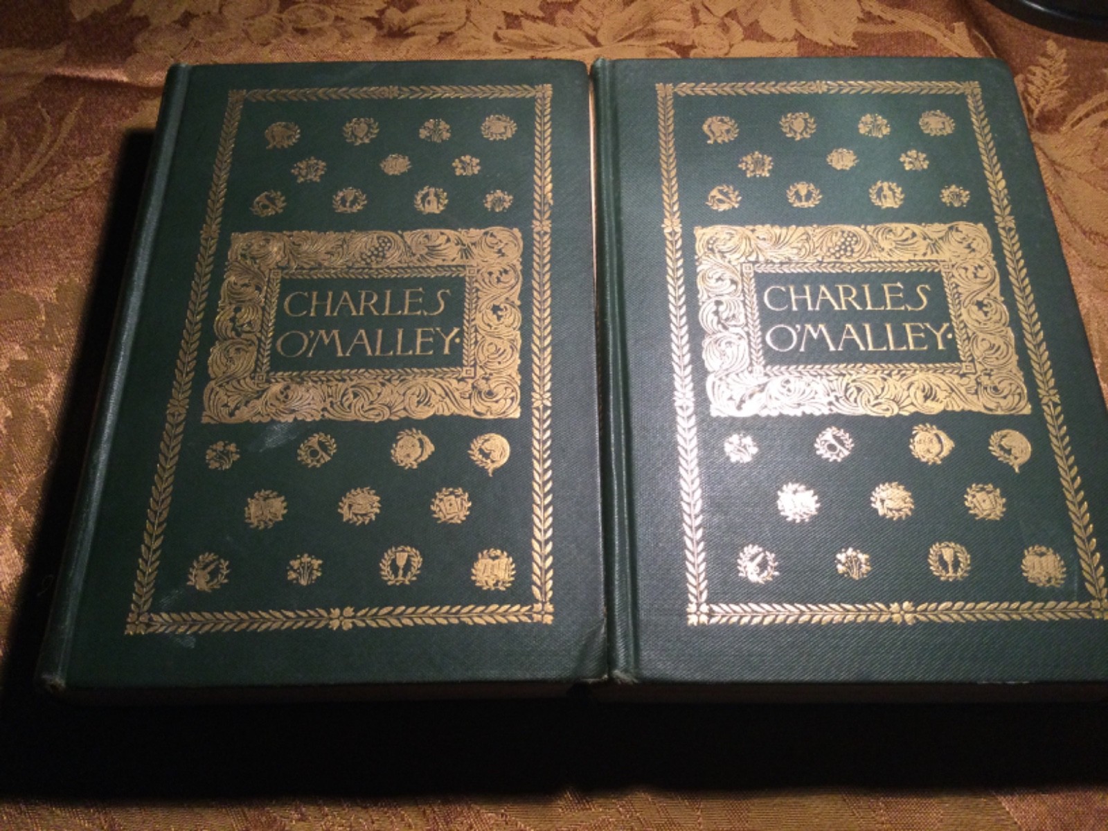 Charles O’Malley The Irish Dragoon by Charles Lever 2 Volumes 1903