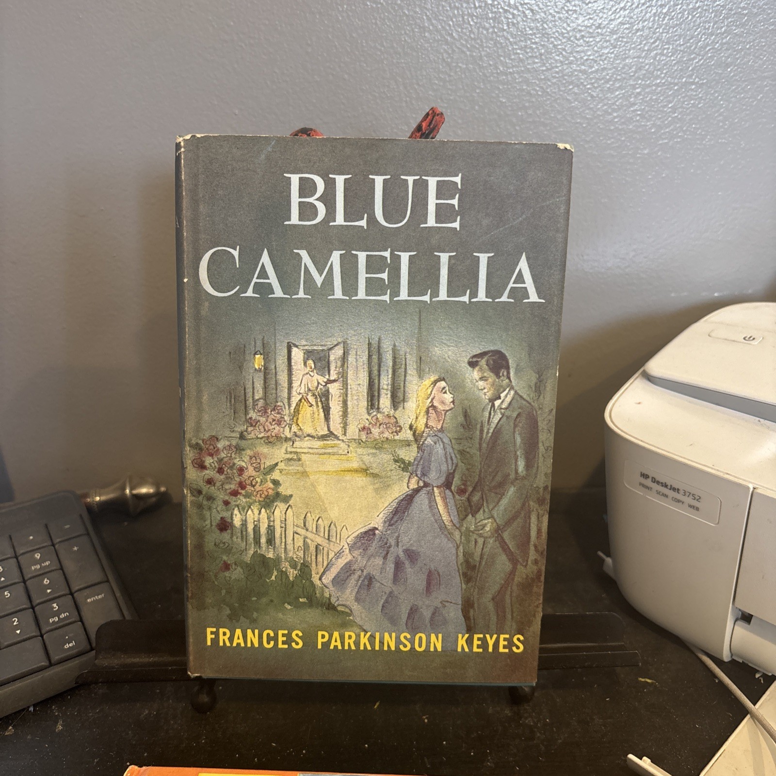 Vintage BLUE CAMELLIA by Frances Parkinson Keyes, Book Club (1957, Hardcover)