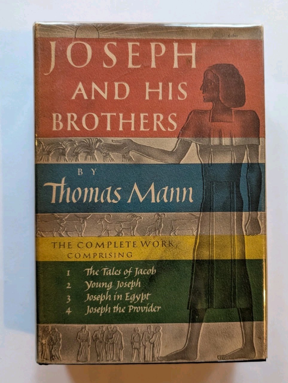 Joseph and His Brothers Thomas Mann 1948 1st Edition Knopf Complete HCDJ Good
