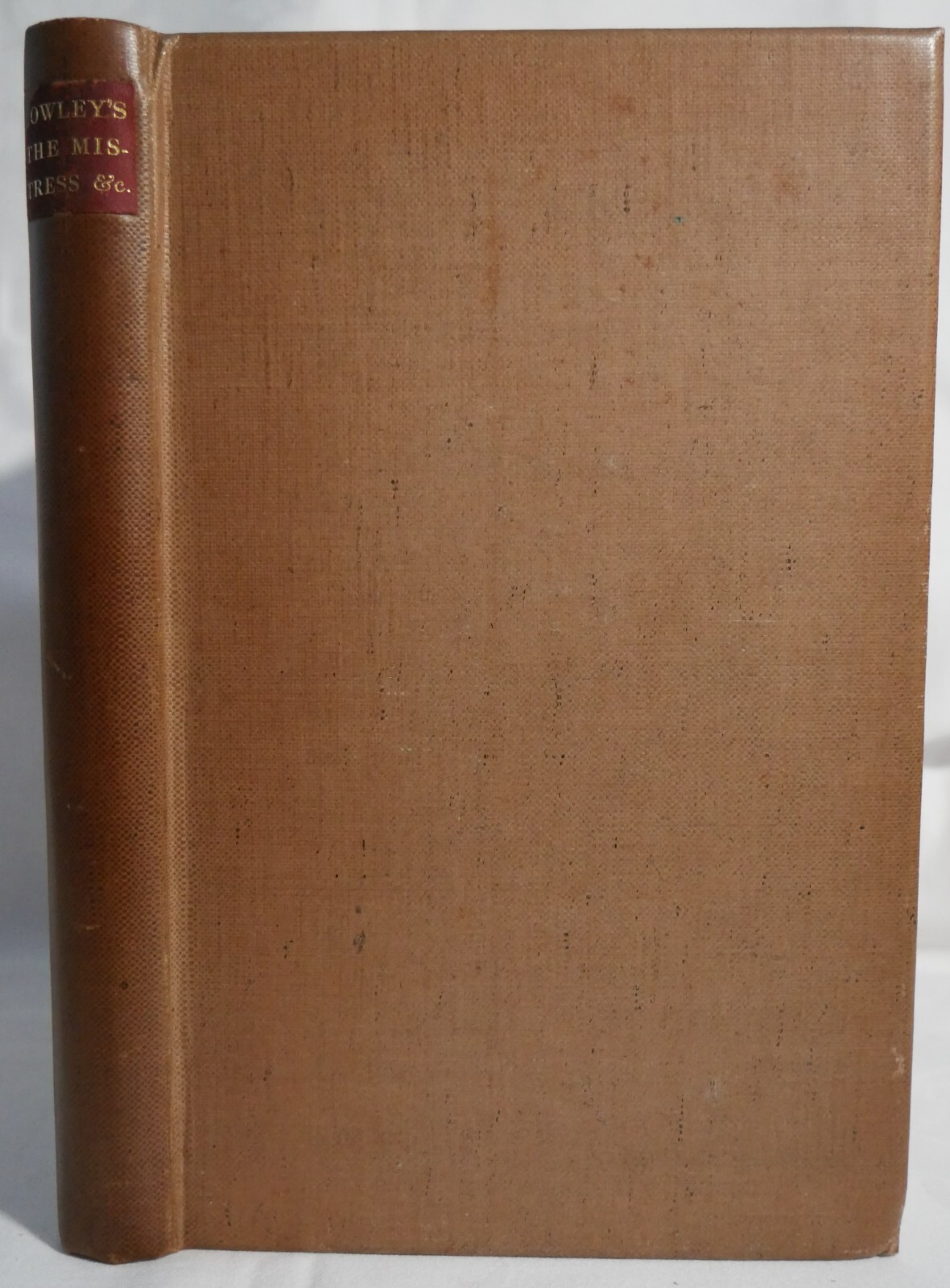 The Mistress Abraham Cowley 1926 Nonesuch Press limited edition
