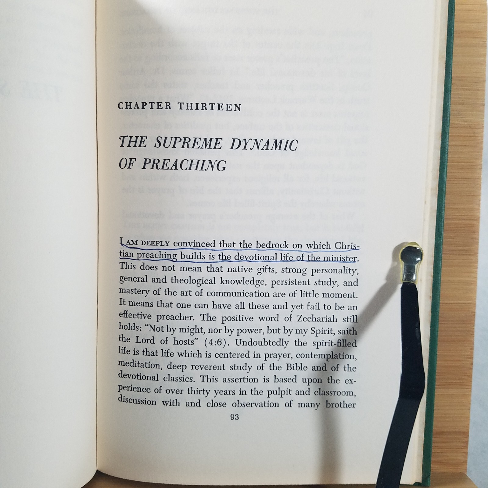 Dynamic Preaching – 1955 Hardcover by James W. Clarke