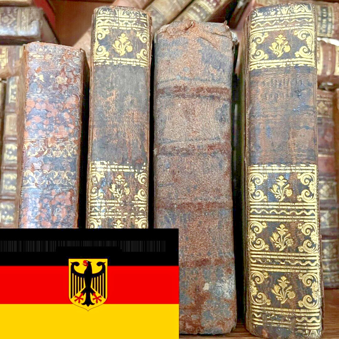 OLD BOOK IN GERMAN from 1700s – Historical Collectible Text from 18th Century