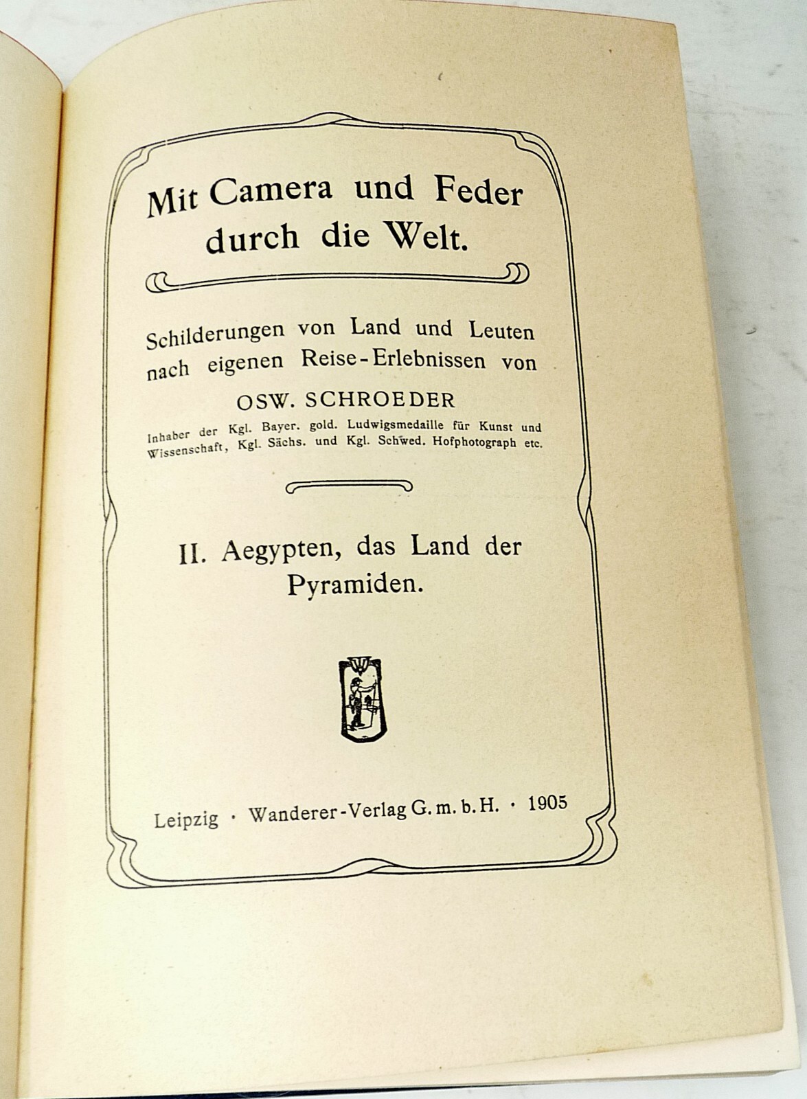 1905 Egypt History Travel Hand Colored Illustrations Cairo Luxor Aswan in German