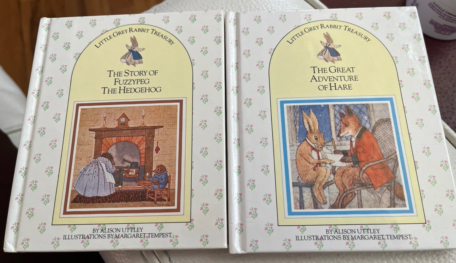 LITTLE GREY RABBIT STORYBOOKS by Alison Uttley Lot of 2 Hardcover 1984 Vintage