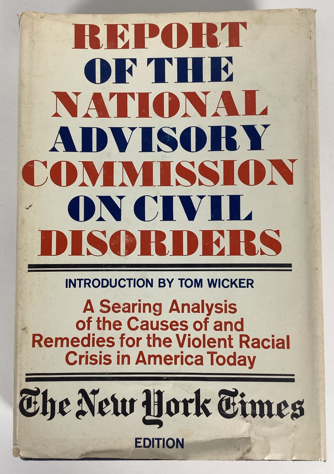 Report of the National Advisory Commission on Civil Disorders 1968 E.P. Dutton