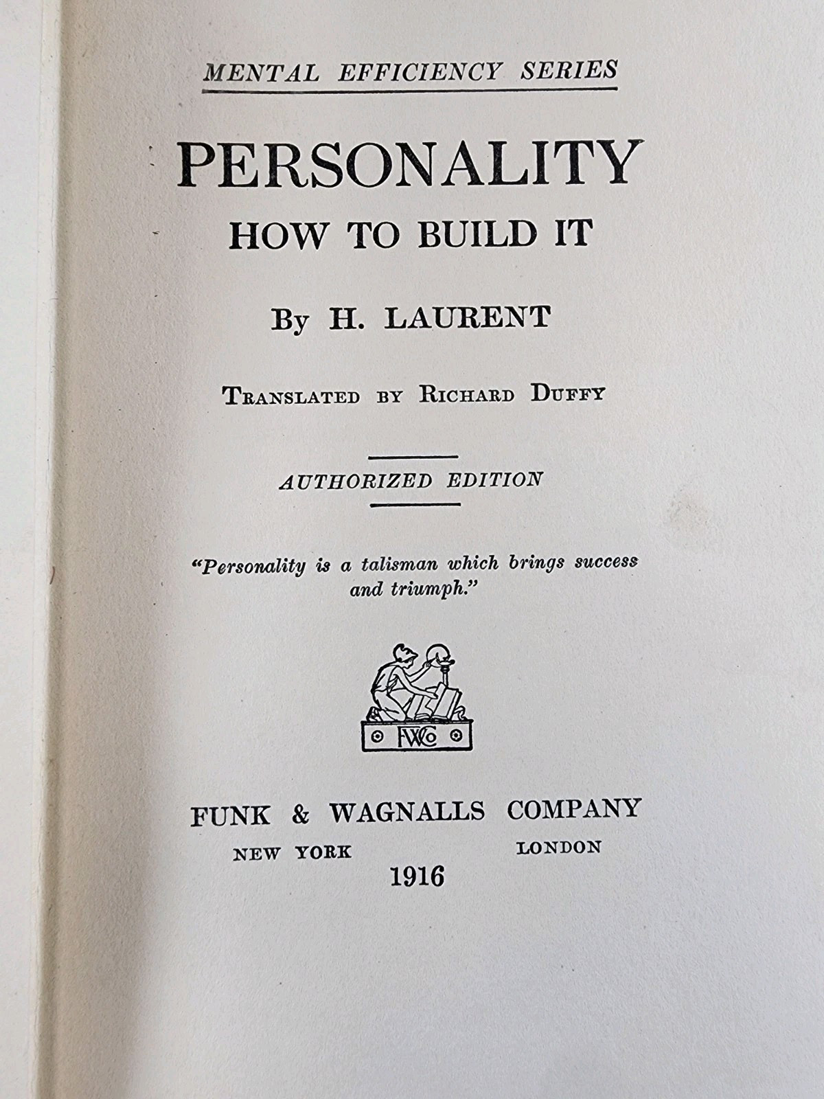 Mental Efficiency Series 9 Volume Set 1916 Funk and Wagnalls (missing Vol. 2)
