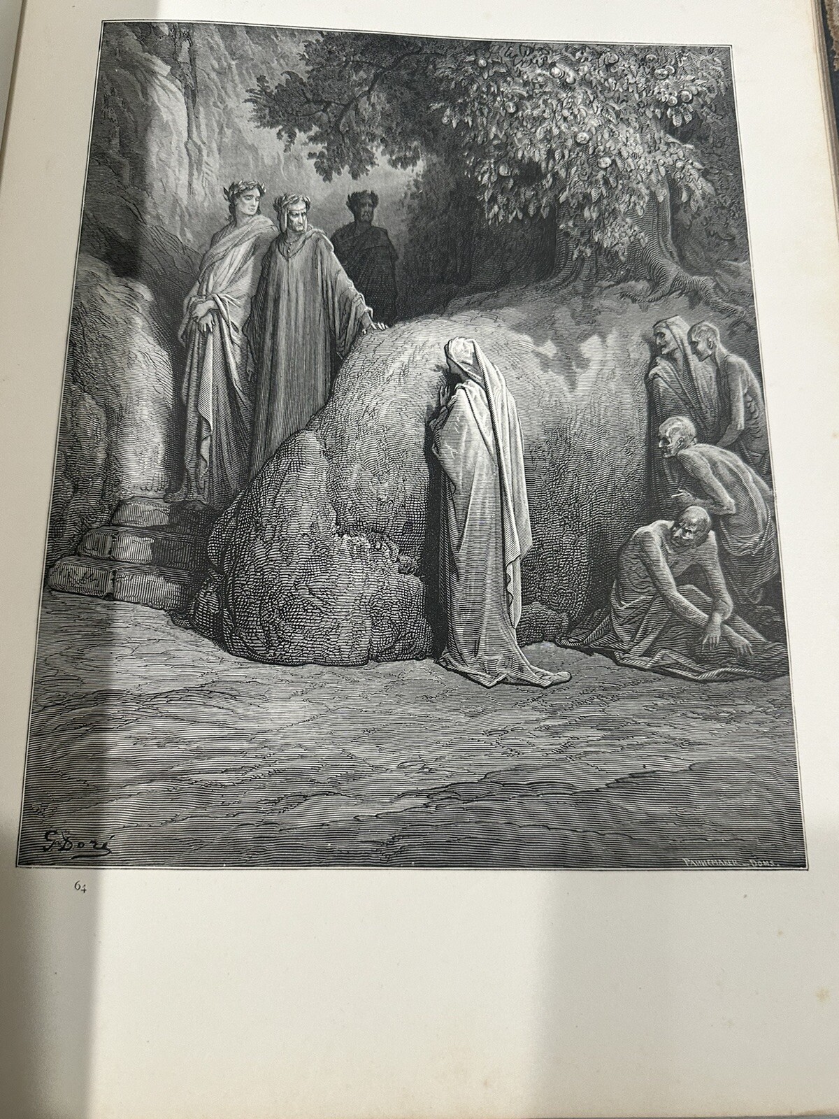 RESERVED Vintage Vol 1 & 2 Antique Gustave Dore Gallery Book Rare!