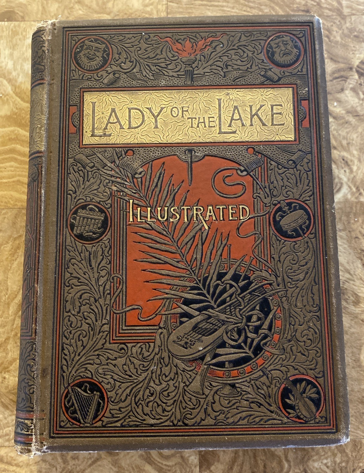 Antique Lady Of The Lake Sir Walter Scott 1830 Thomas Crowell