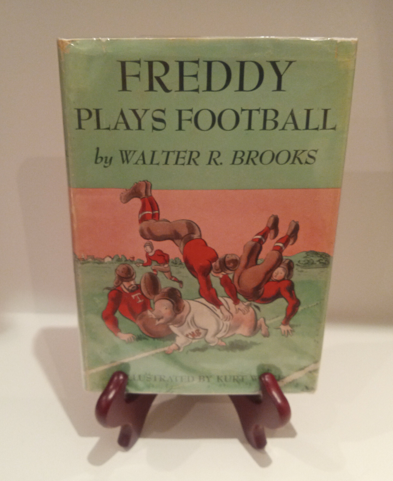 FREDDY PLAYS FOOTBALL, WALTER R. BROOKS TRUE FIRST EDITION 1949