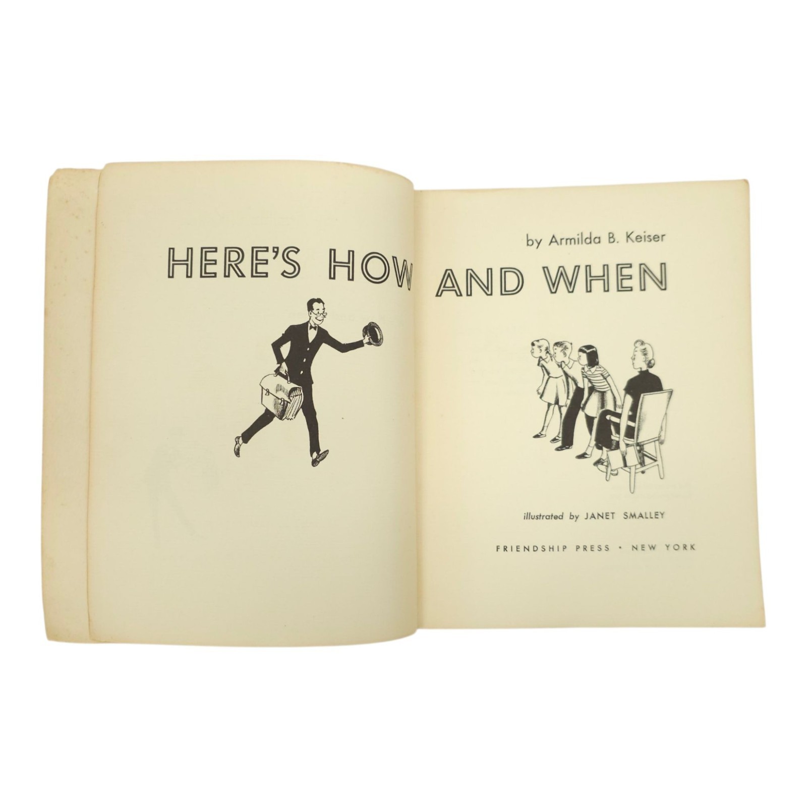 Here’s How and When Armilda B Keiser 1952 2nd Print Vintage Art Crafts Paperback