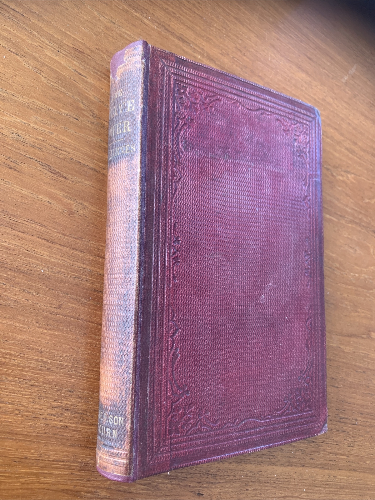 THE SLAVE POWER: it’s Character Career & Probable Designs 1st Ed 1862 Hardcover