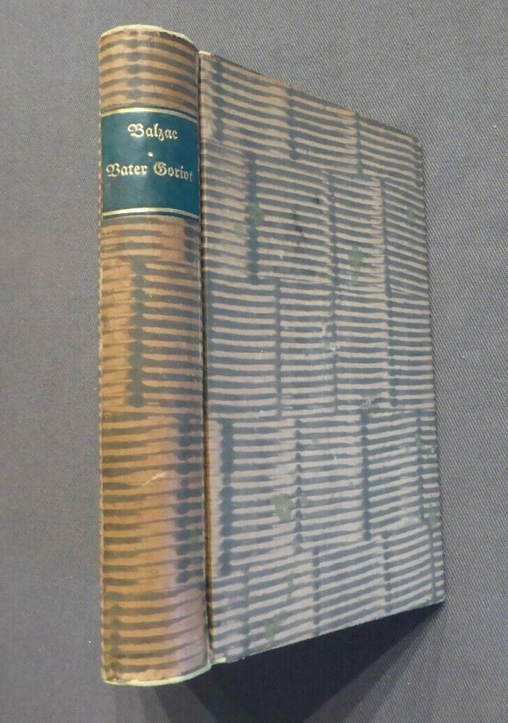 Honore de Balzac, Father Goriot, Parisian pictures of life, Reclam jun. circa 1910