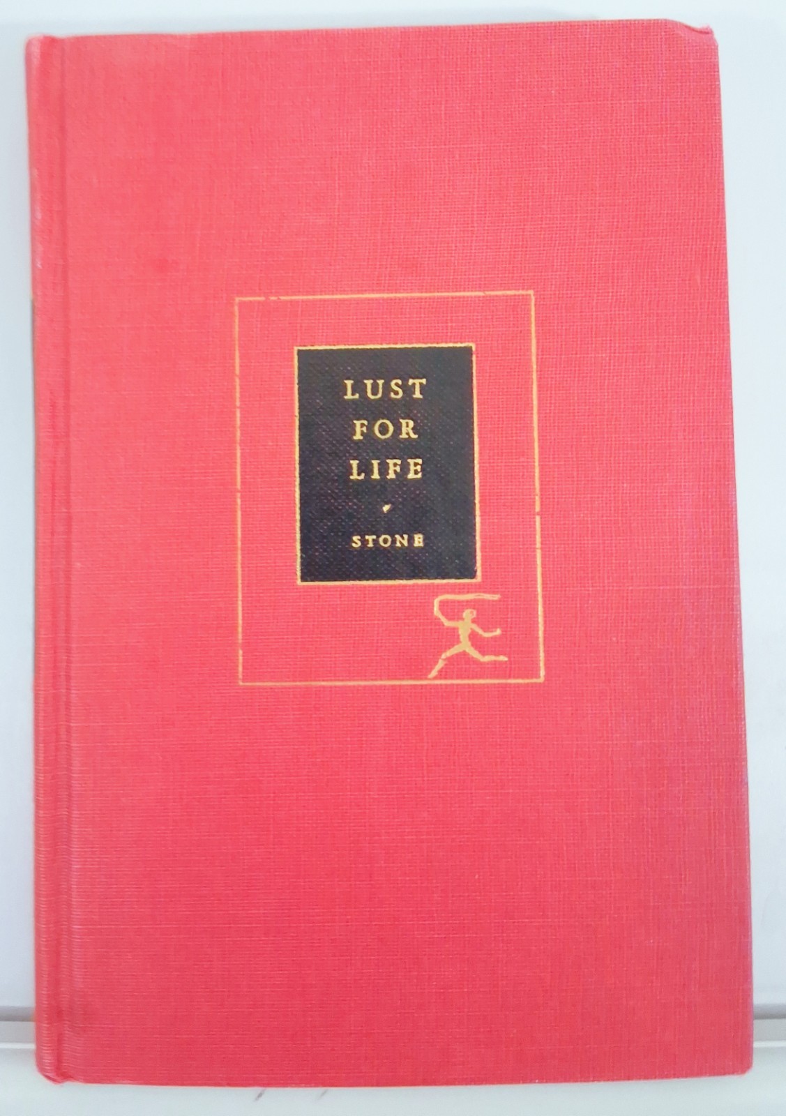 Lust for Life The Novel of Vincent Van Gogh by Irving Stone 1934 hardcover book