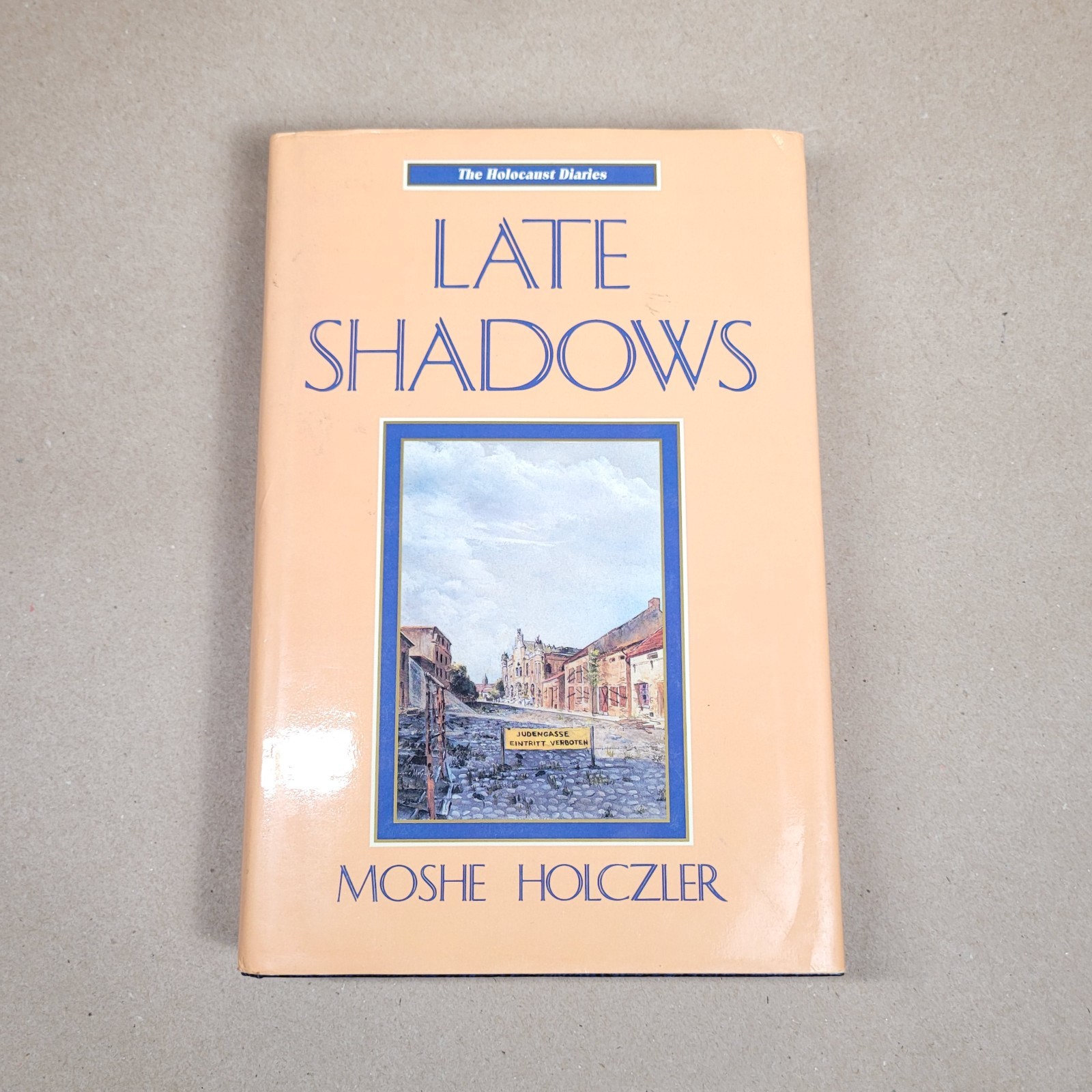 The Holocaust Diaries LATE SHADOWS By MOSHE HOLCZLER HC DJ 1989