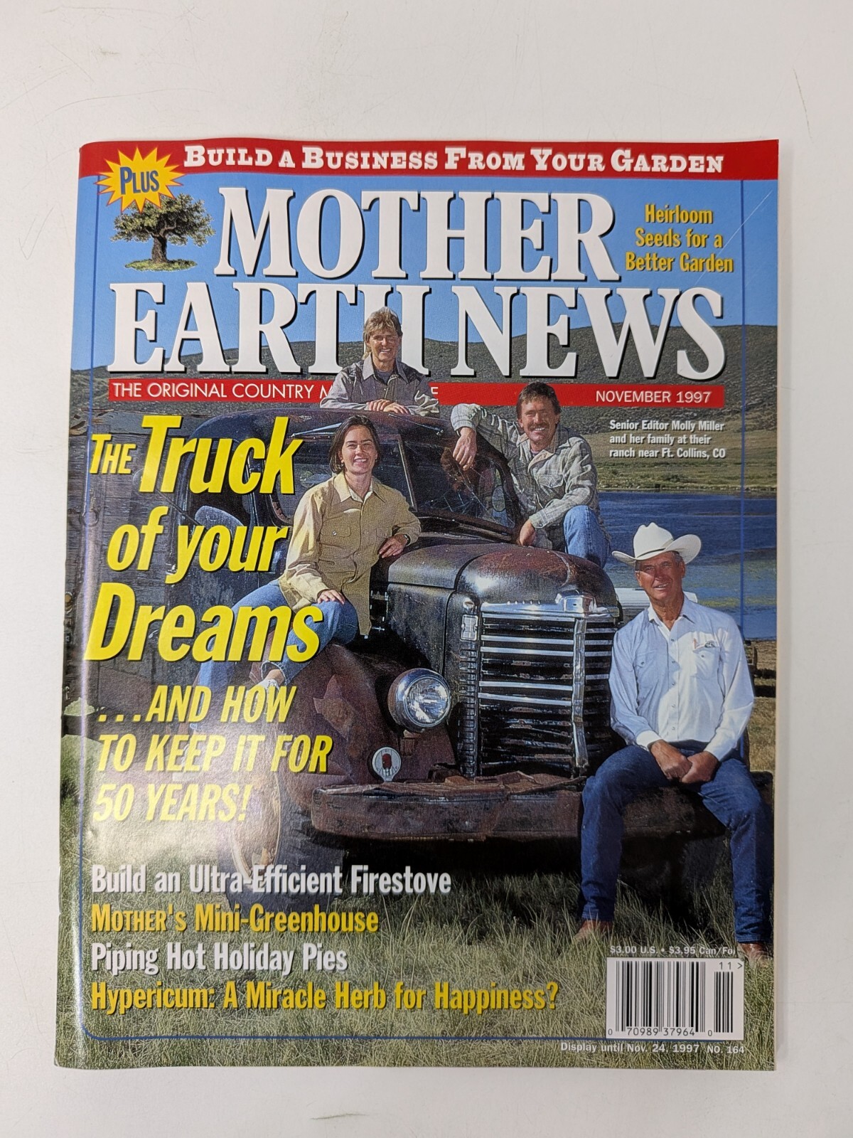 Magazine: Mother Earth News: November 1997: Mini-Greenhouse, Garden Business