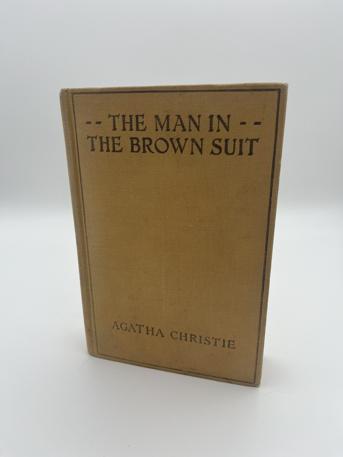 The Man in the Brown Suit by Agatha Christie (1924 Dodd, Mead 1st US, ex-lib)