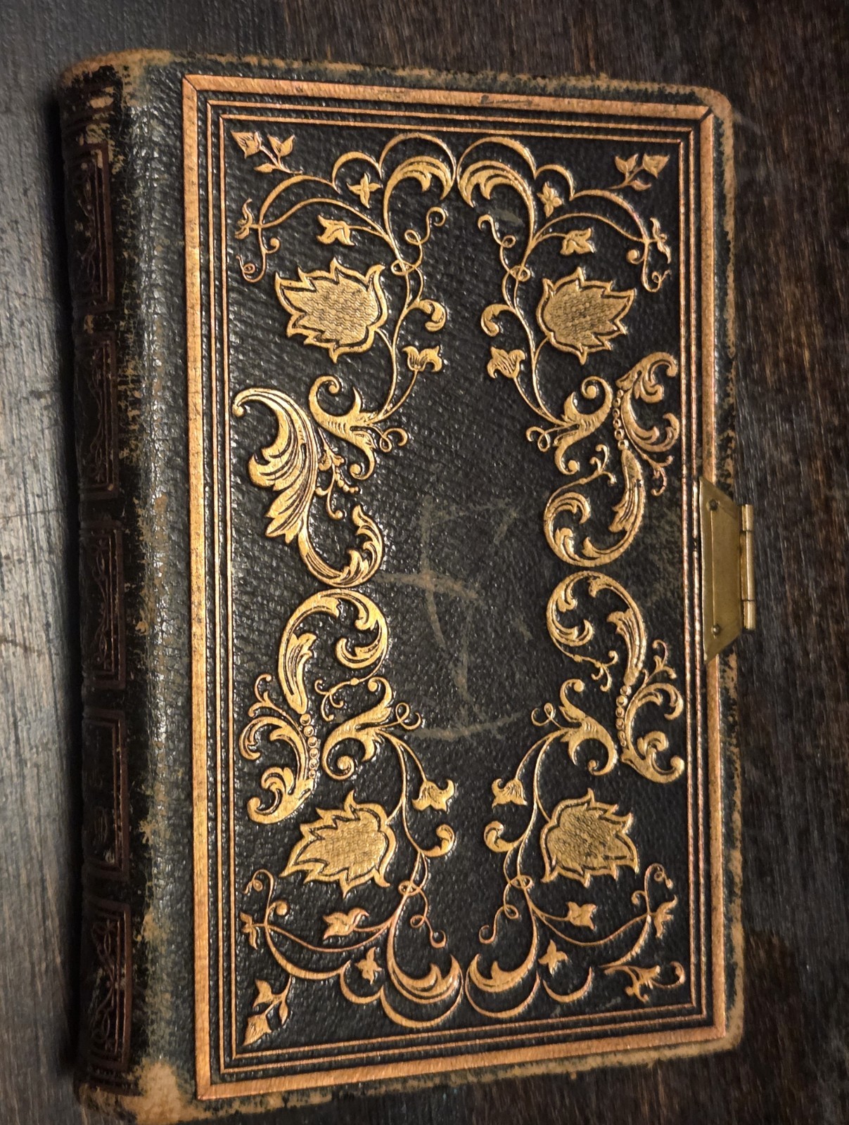 Gorgeous 1877 German language hymnal with clasp Lutheran Reformed hymn book