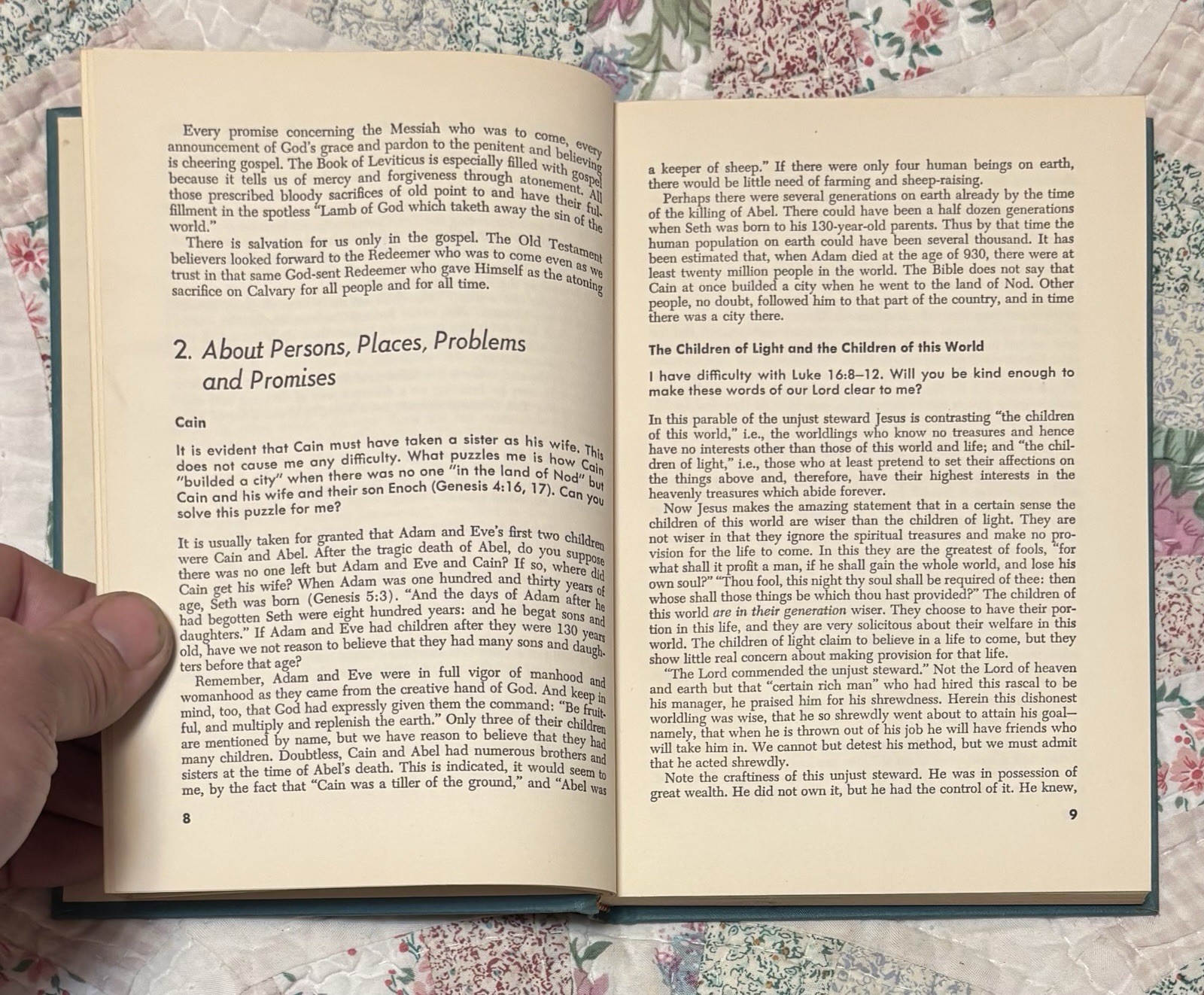1956- First Edition “The Question Box” By: William N. Emch ~ Hardcover Book