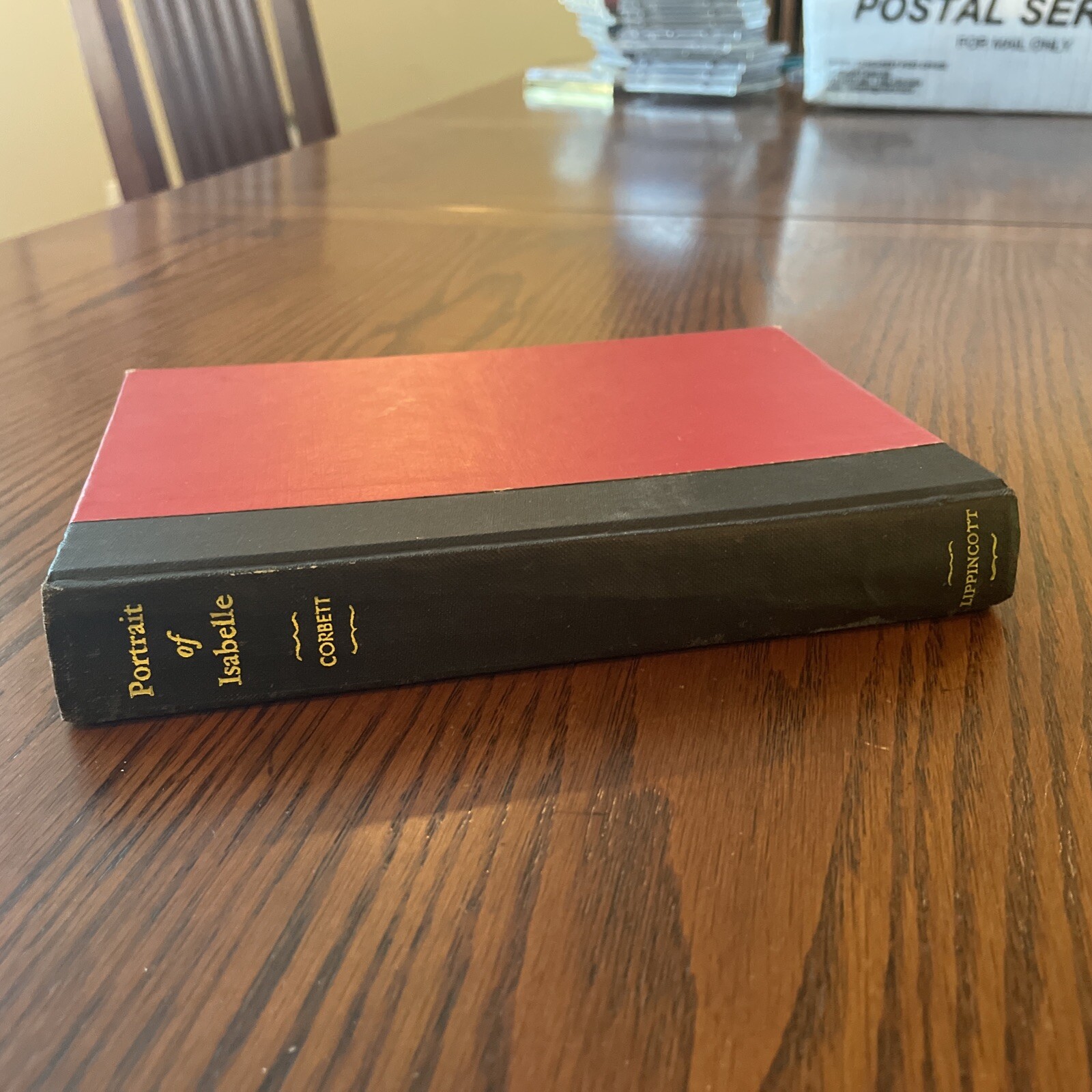PORTRAIT OF ISABELLE BY ELIZABETH CORBETT 1951 FIRST EDITION HARDCOVR