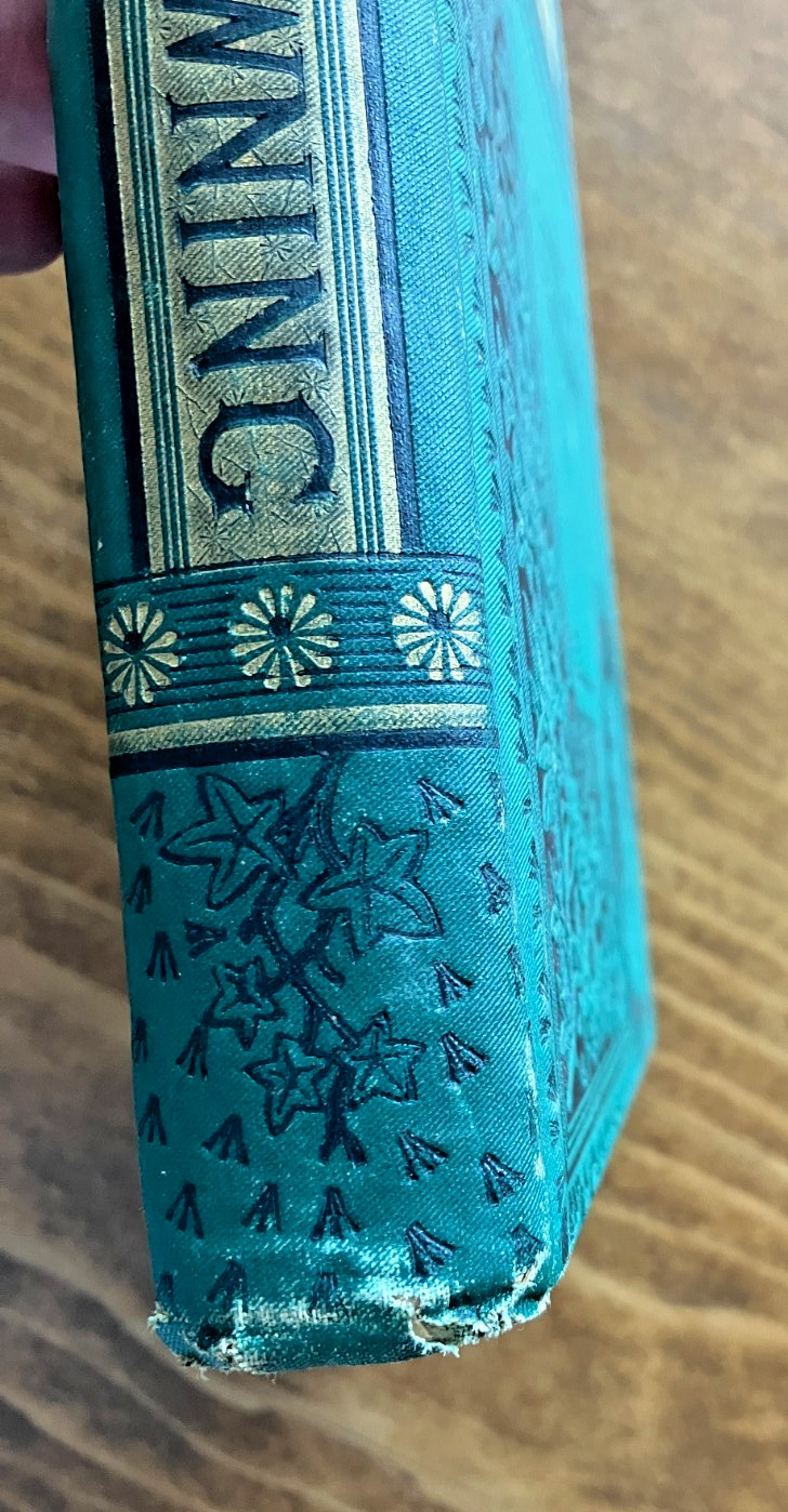 Robert Browning Poetry – 1887 Leather bound, gilded, illustrated -BEAUTIFUL Copy