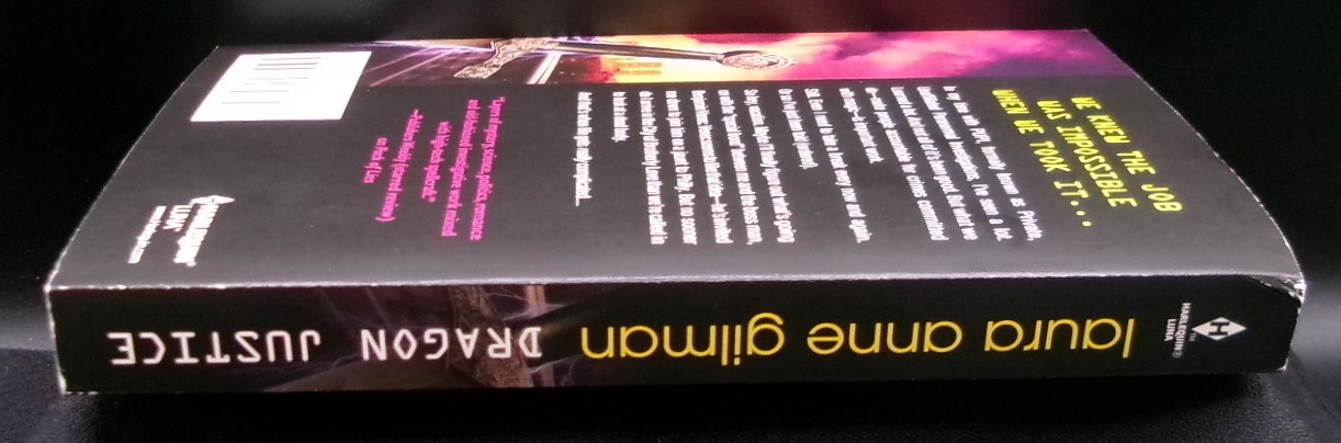 Laura Anne Gilman DRAGON JUSTICE First edition Paranormal Mystery Urban Fantasy