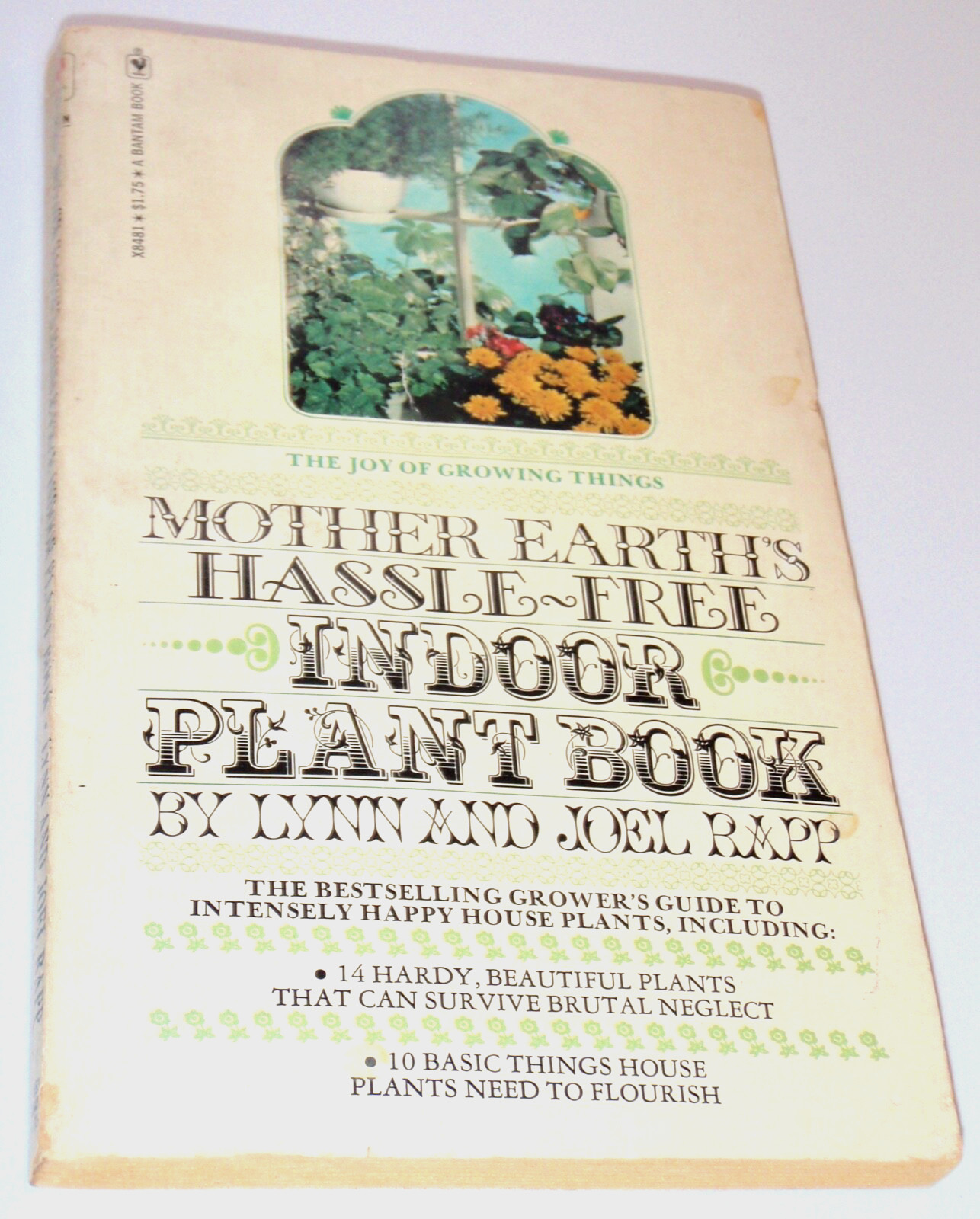 Mother Earth’s Hassle Free Indoor Plant Book by Lynn & Joel Rapp 1975 Book Club