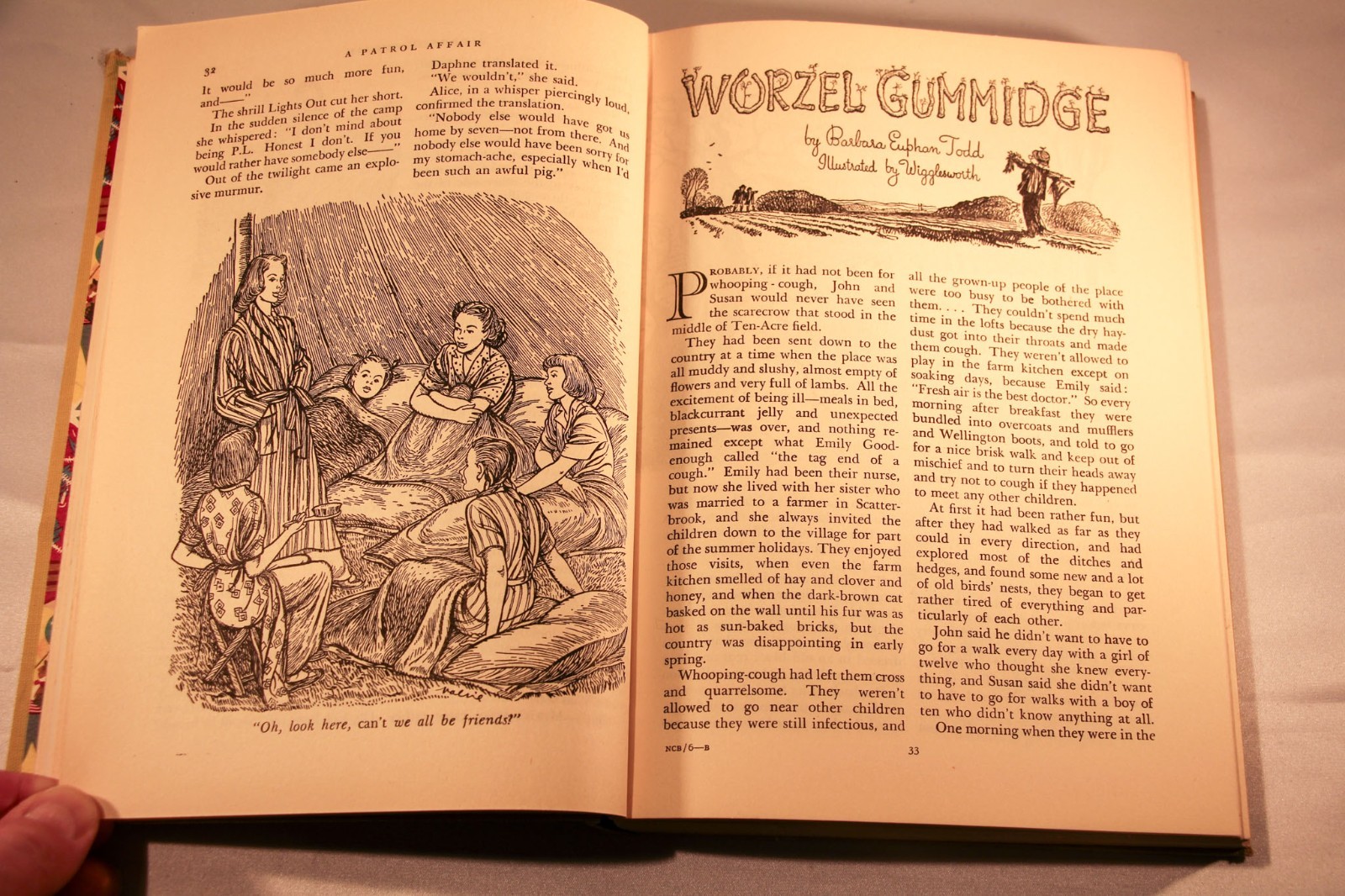 1948 Modern Gift Book for Children story anthology Odhams Press LTD hardcover