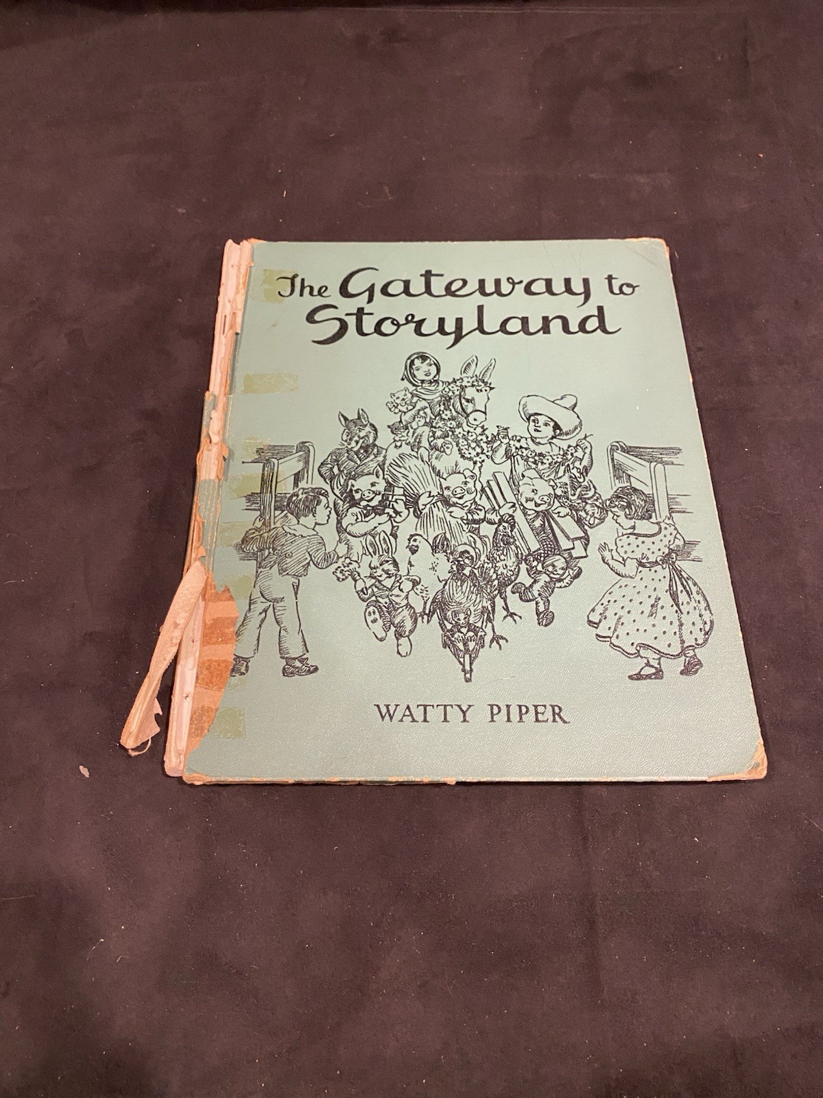 The Gateway to Storyland, Watty Piper, Illustrated Eulalie Banks,Hardcover, 1952