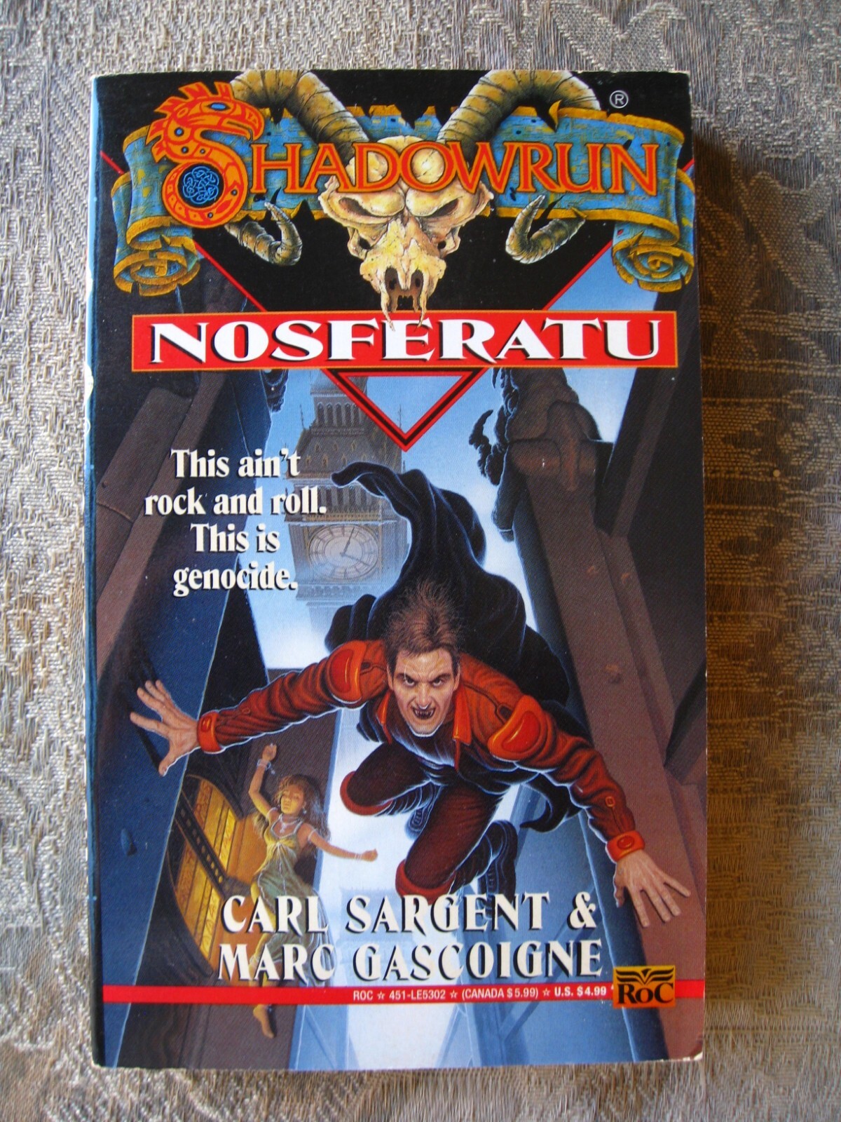Carl Sargent, Marc Gascoigne – Nosferatu (Shadowrun #14) – 1994 – paperback