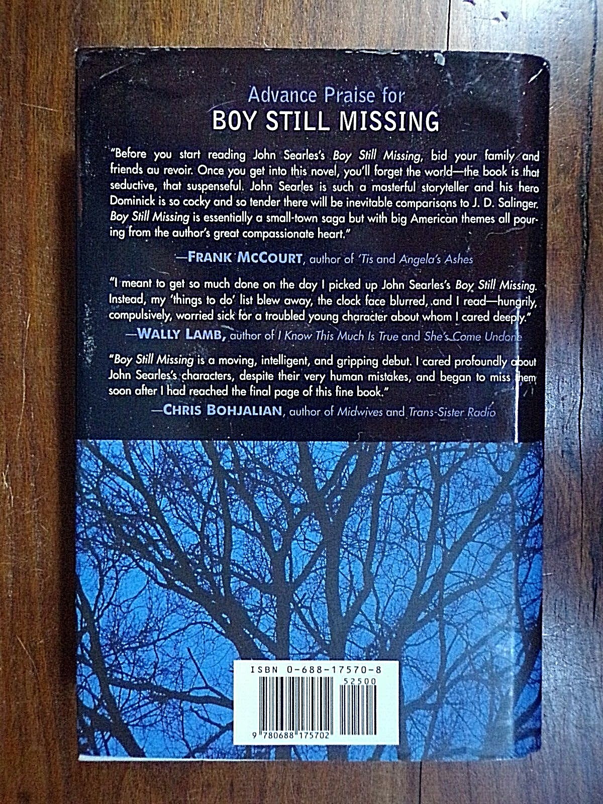 John Searles ~ One Still Missing ~ Signed ~ 1st/1st ~ HC/DJ ~ 2001 ~ First Book!