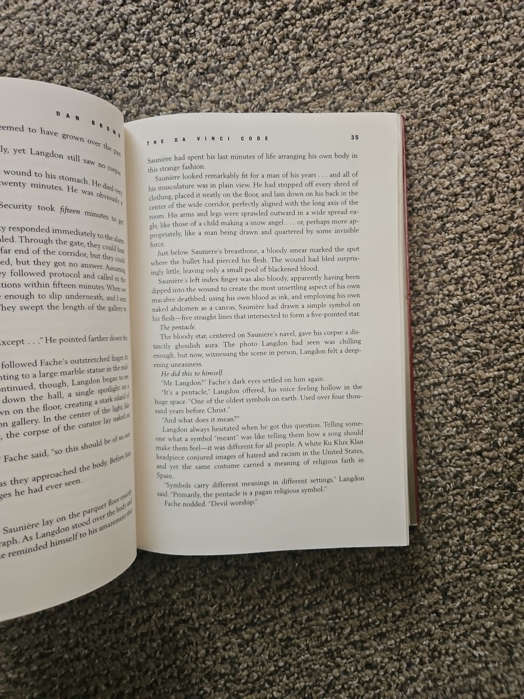 NEW The Da Vinci Code by Dan Brown (2003) Hard Cover