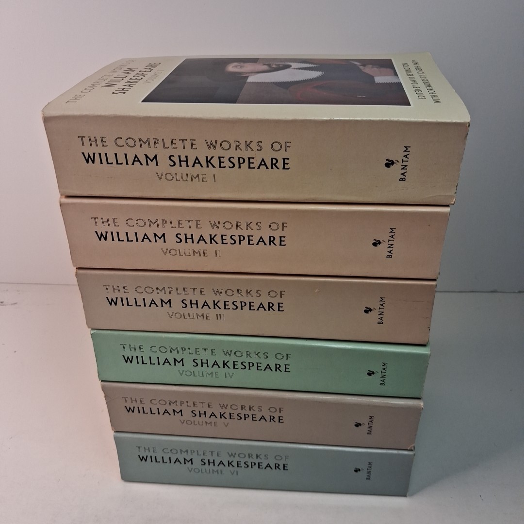 6 Volume Set Bantam Books The Complete Works of William Shakespeare D Bevington