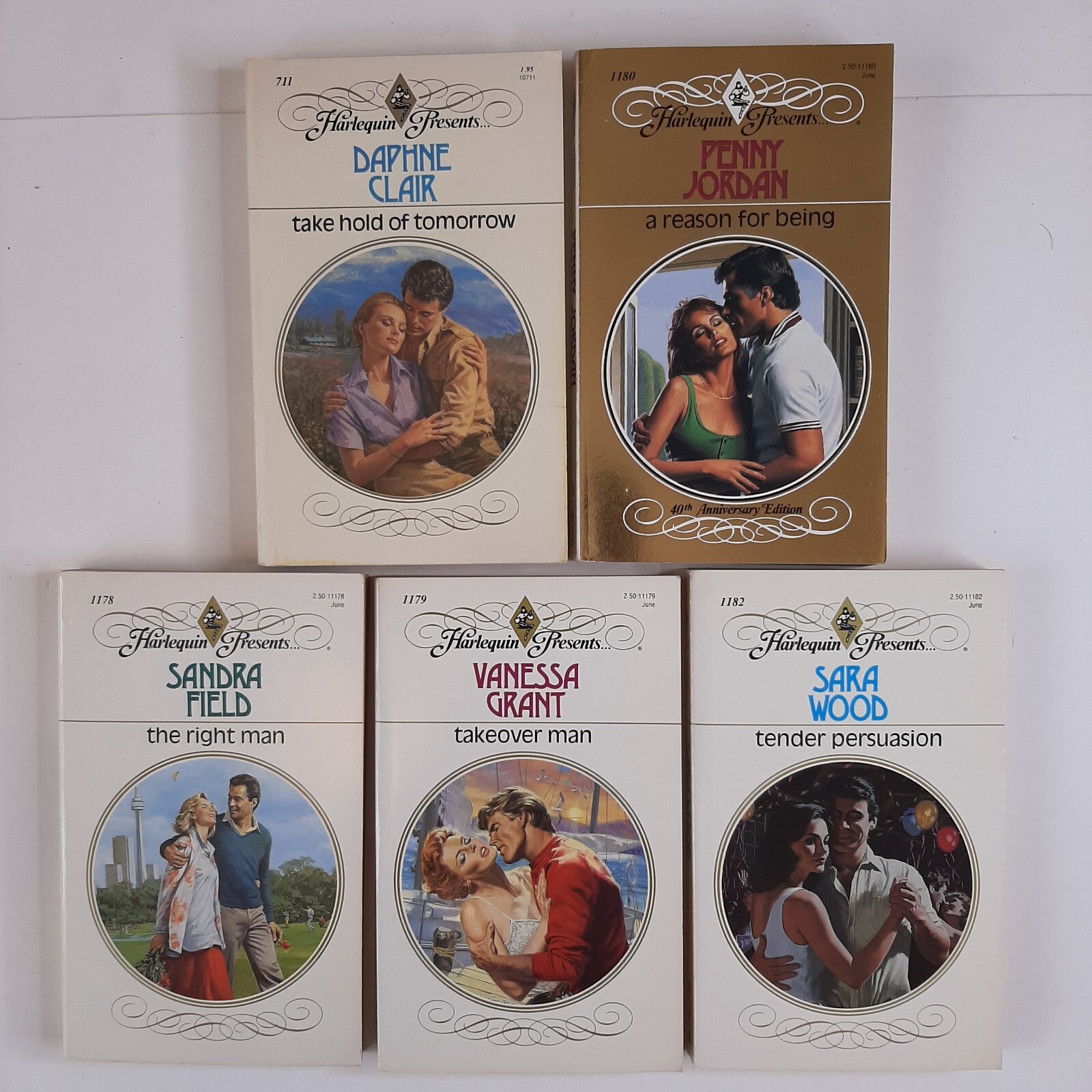 10 Misc. Different HARLEQUIN PRESENTS Paperback Novel Free Shipping SC books RK8