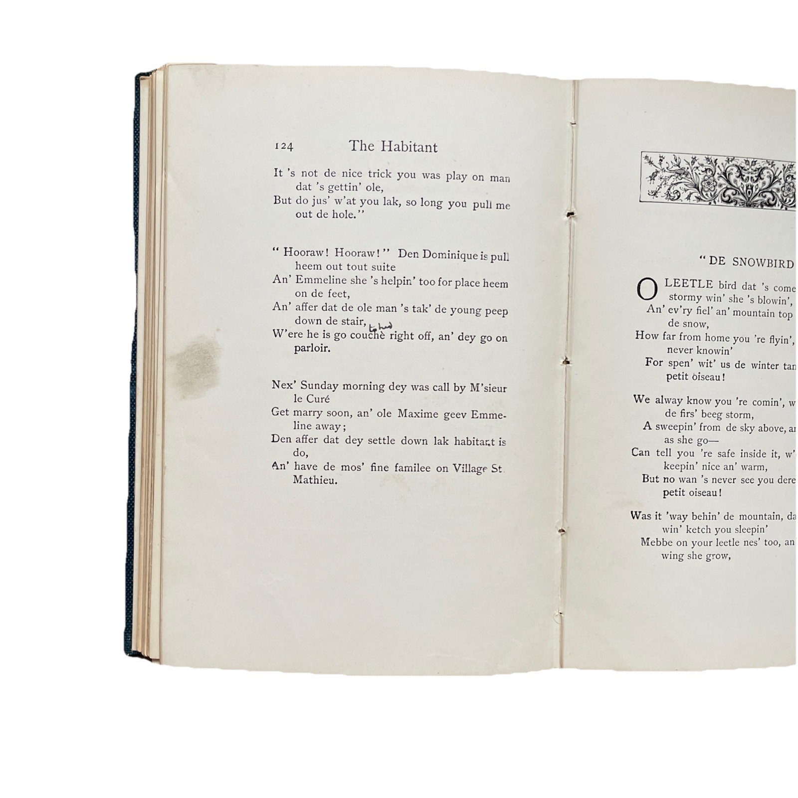 The Habitant and other French-Canadian Poems ed. by William Henry Drummond 1909
