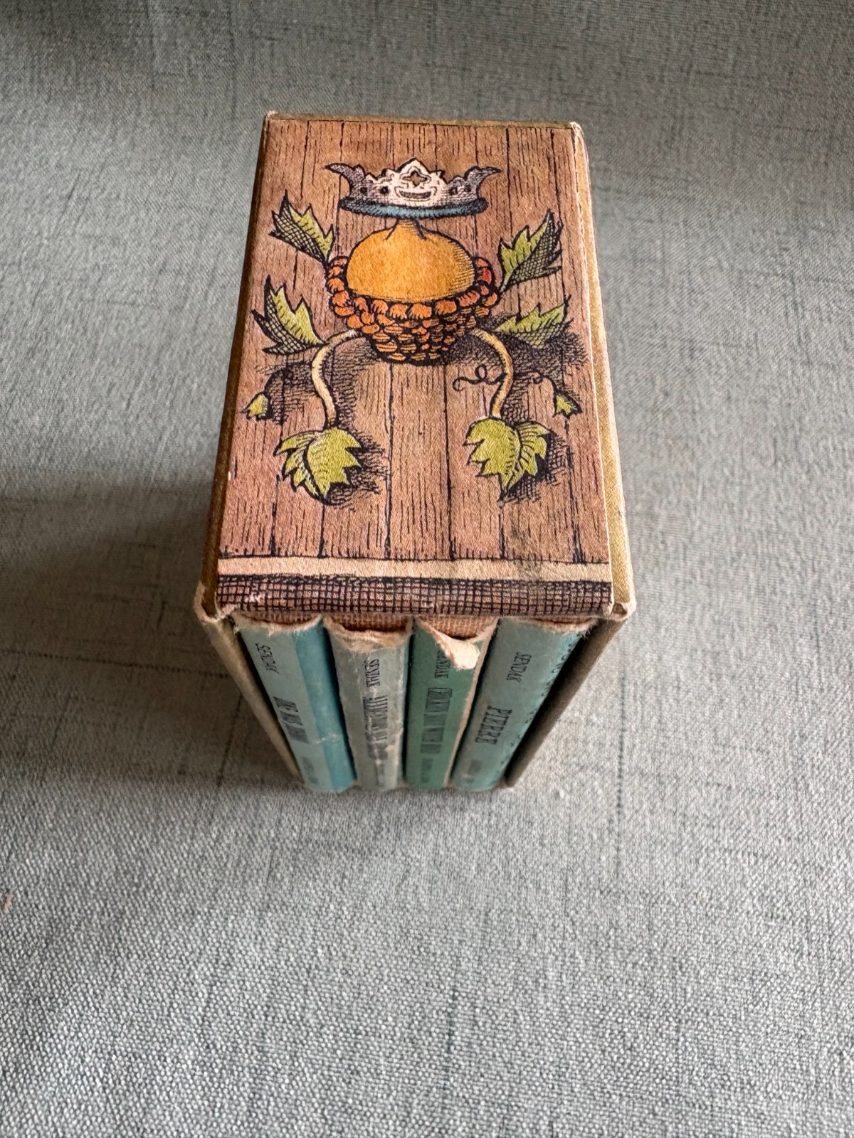 Maurice Sendak Nutshell Library- 1962 1st Edition Mini Box Set of 4 Books
