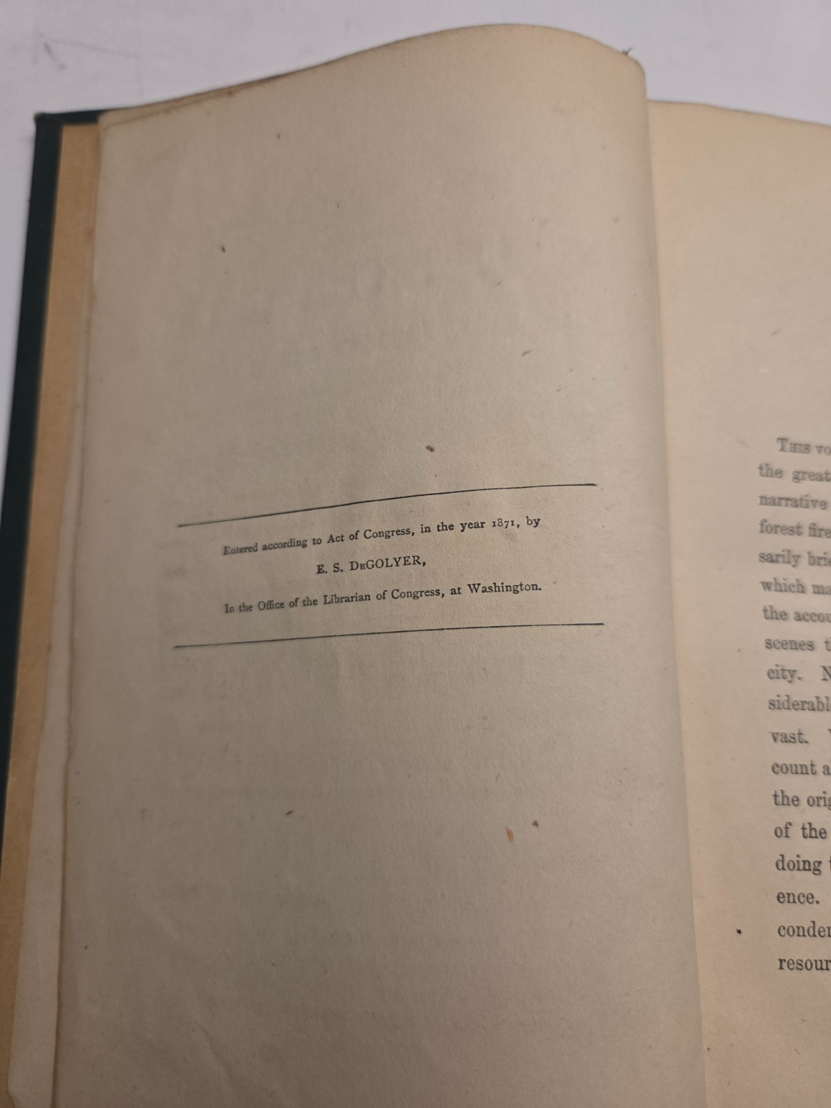 James W Sheahan /Great Conflagration Chicago its Past Present and Future 1871